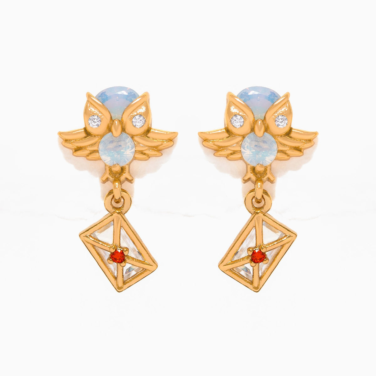 Harry Potter Hedwig Dangle Earrings