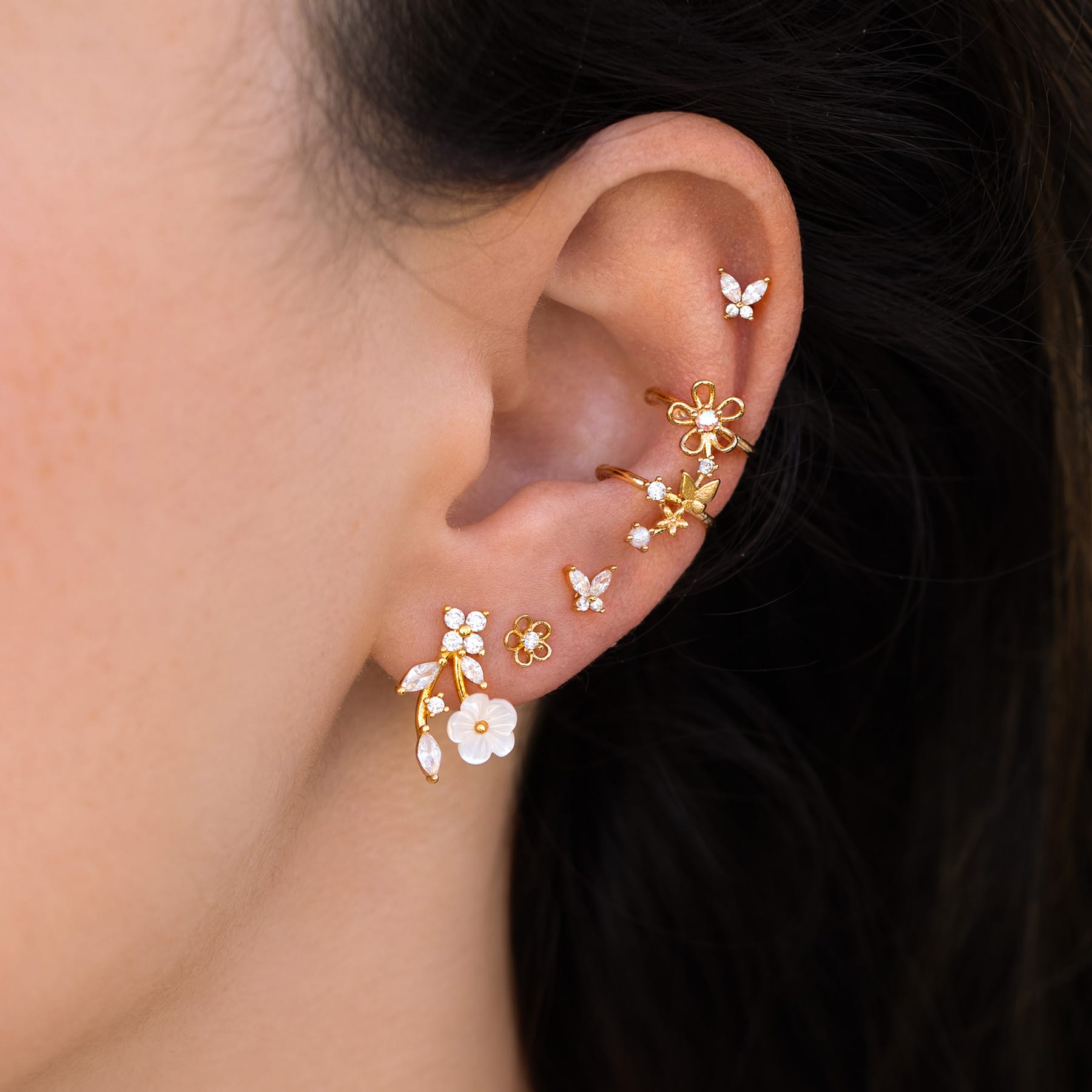 Teeny Tiny Flower Studs