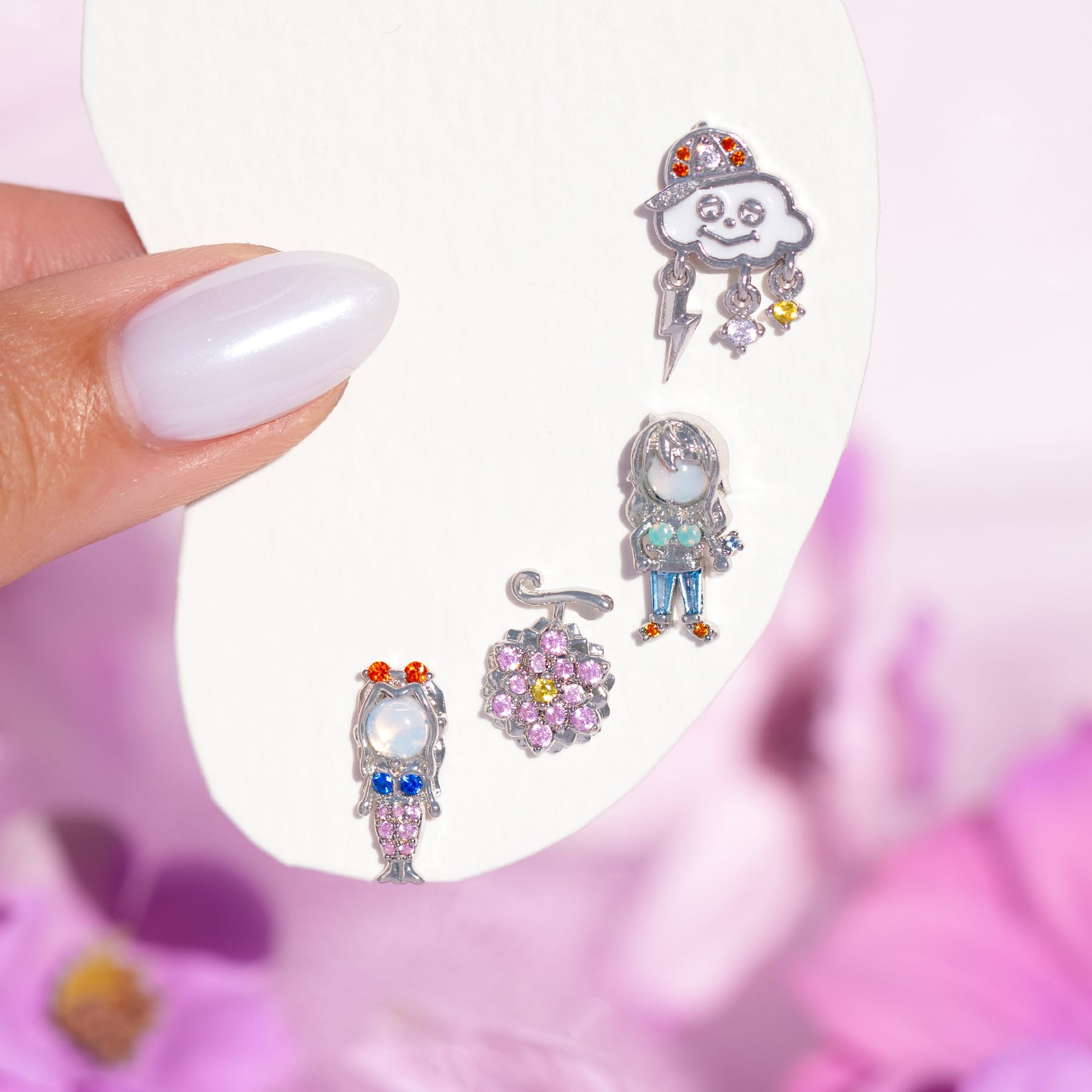 One Piece Nico Robin Earring Set