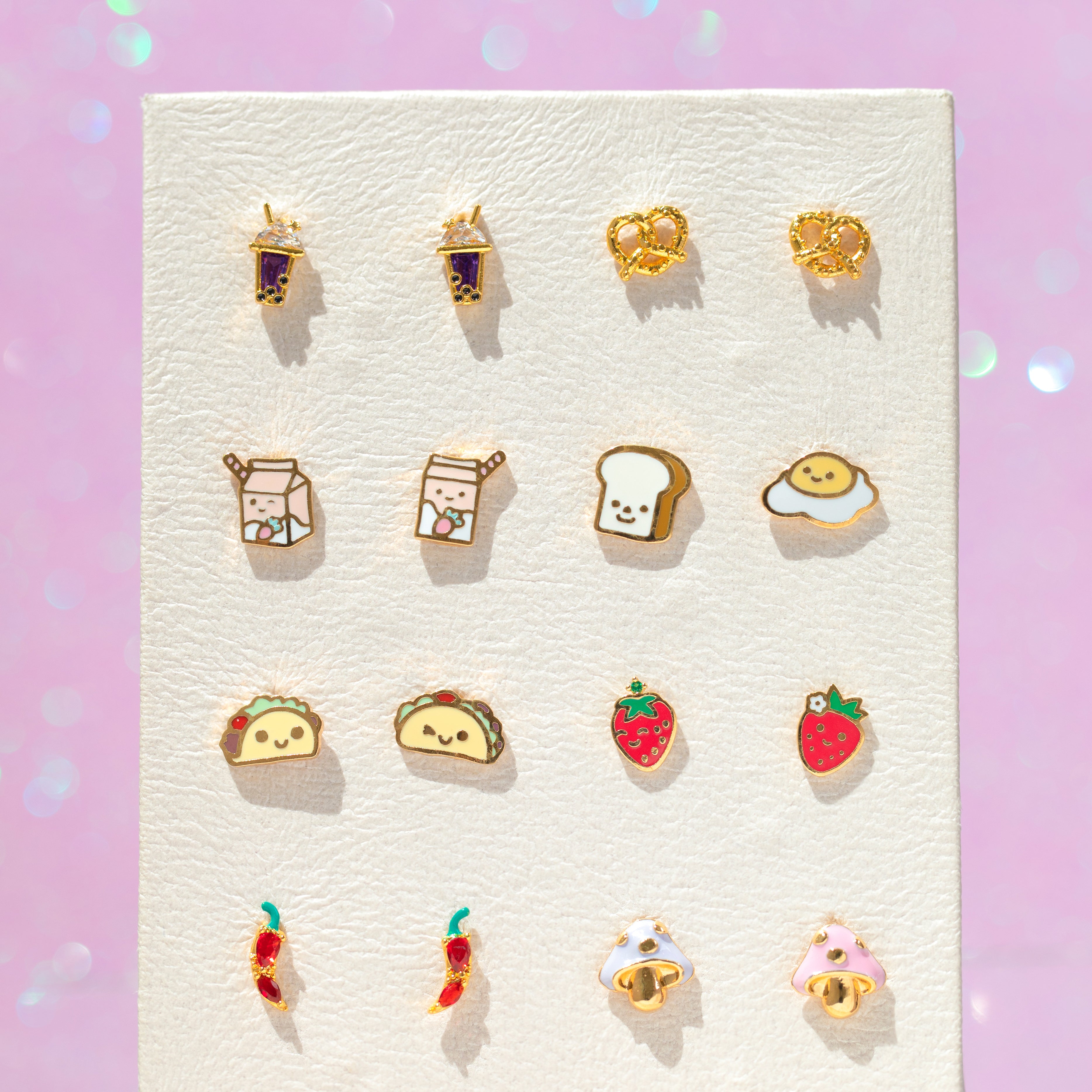Strawberry Milk Studs