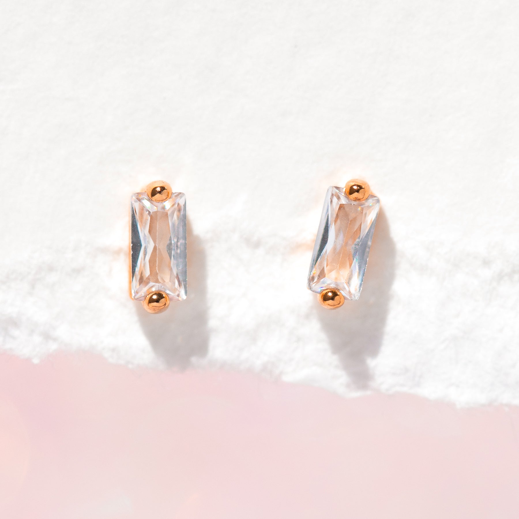Mini Baguette Studs