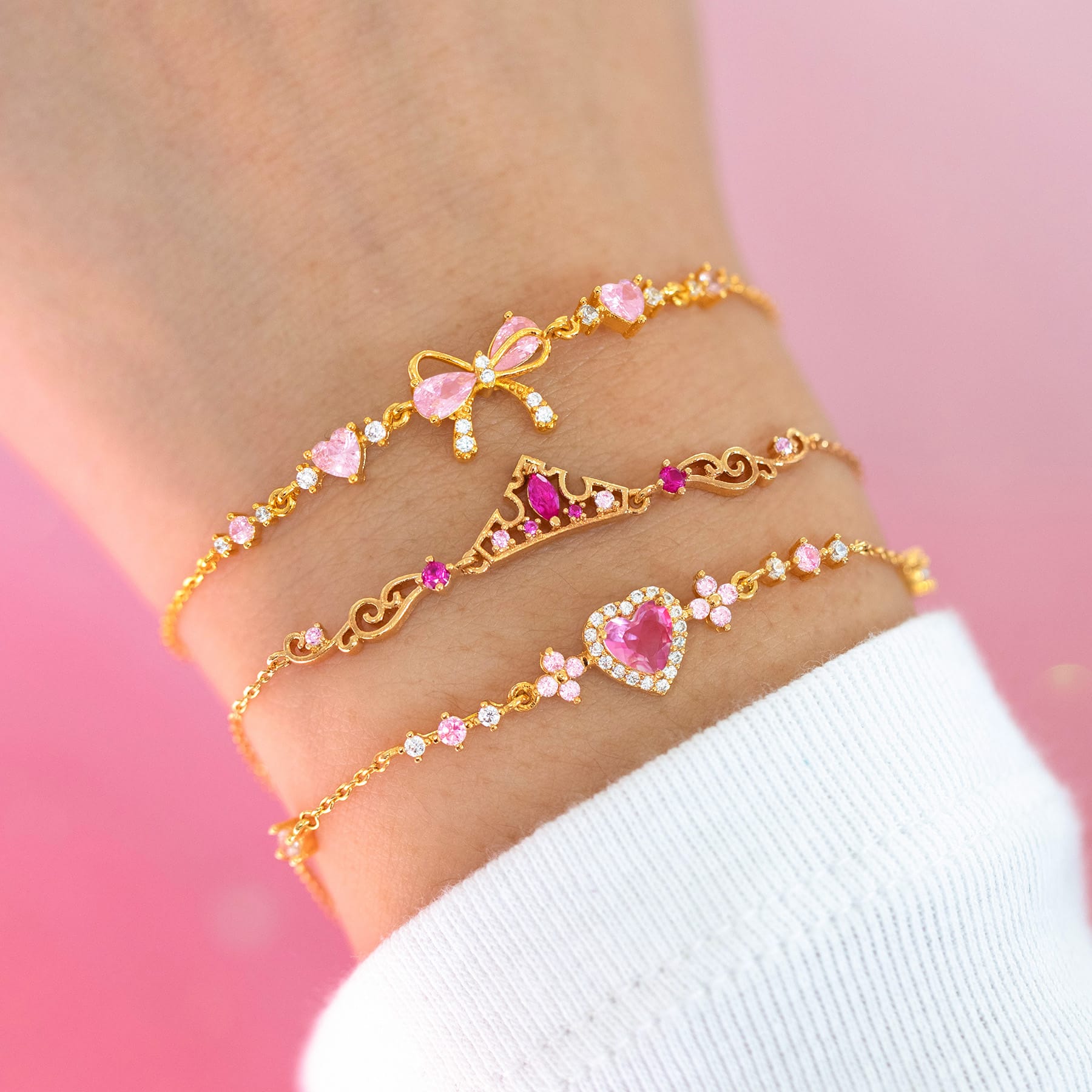 Disney Princess Sleeping Beauty Aurora Crown Bracelet