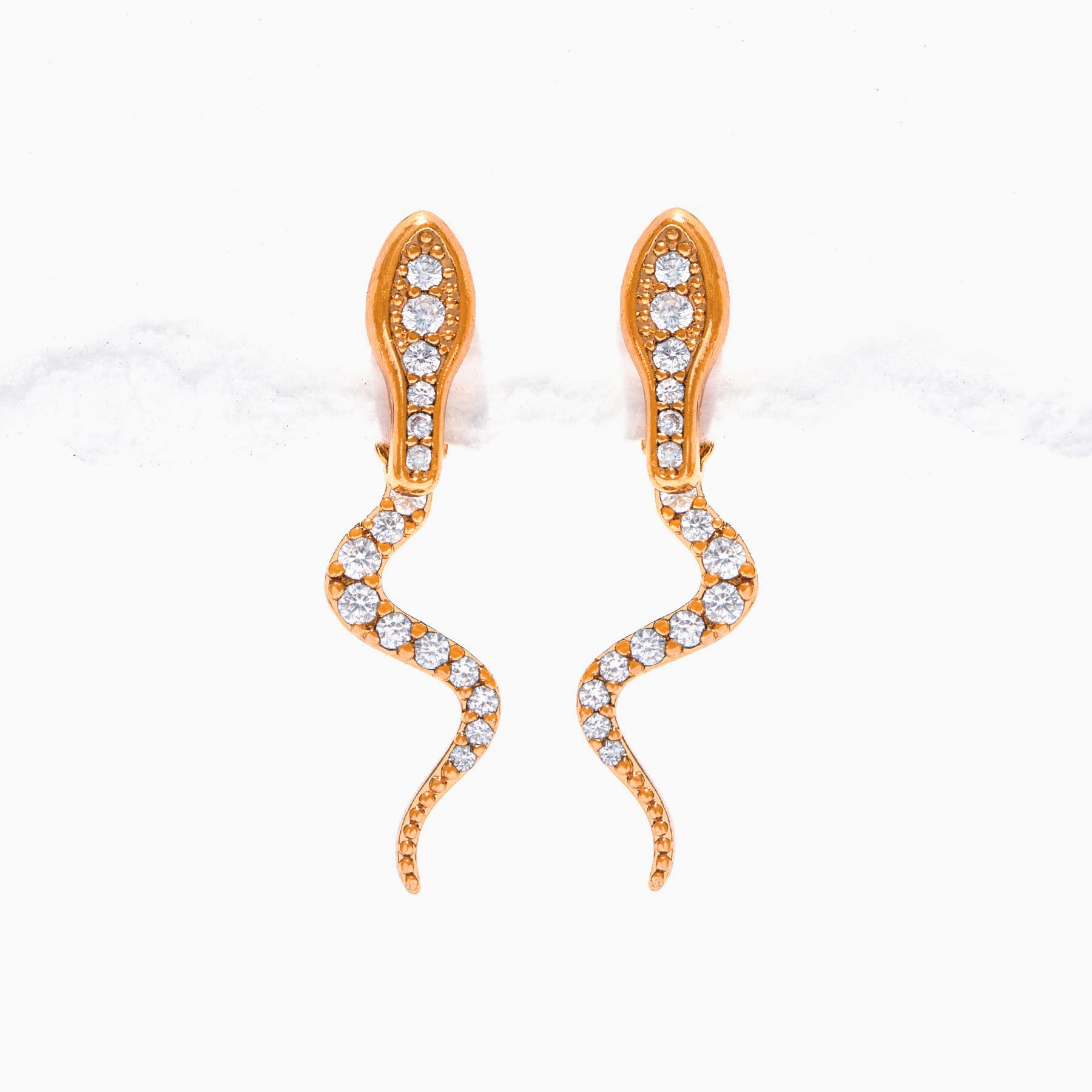 Python Ear Jacket Earrings
