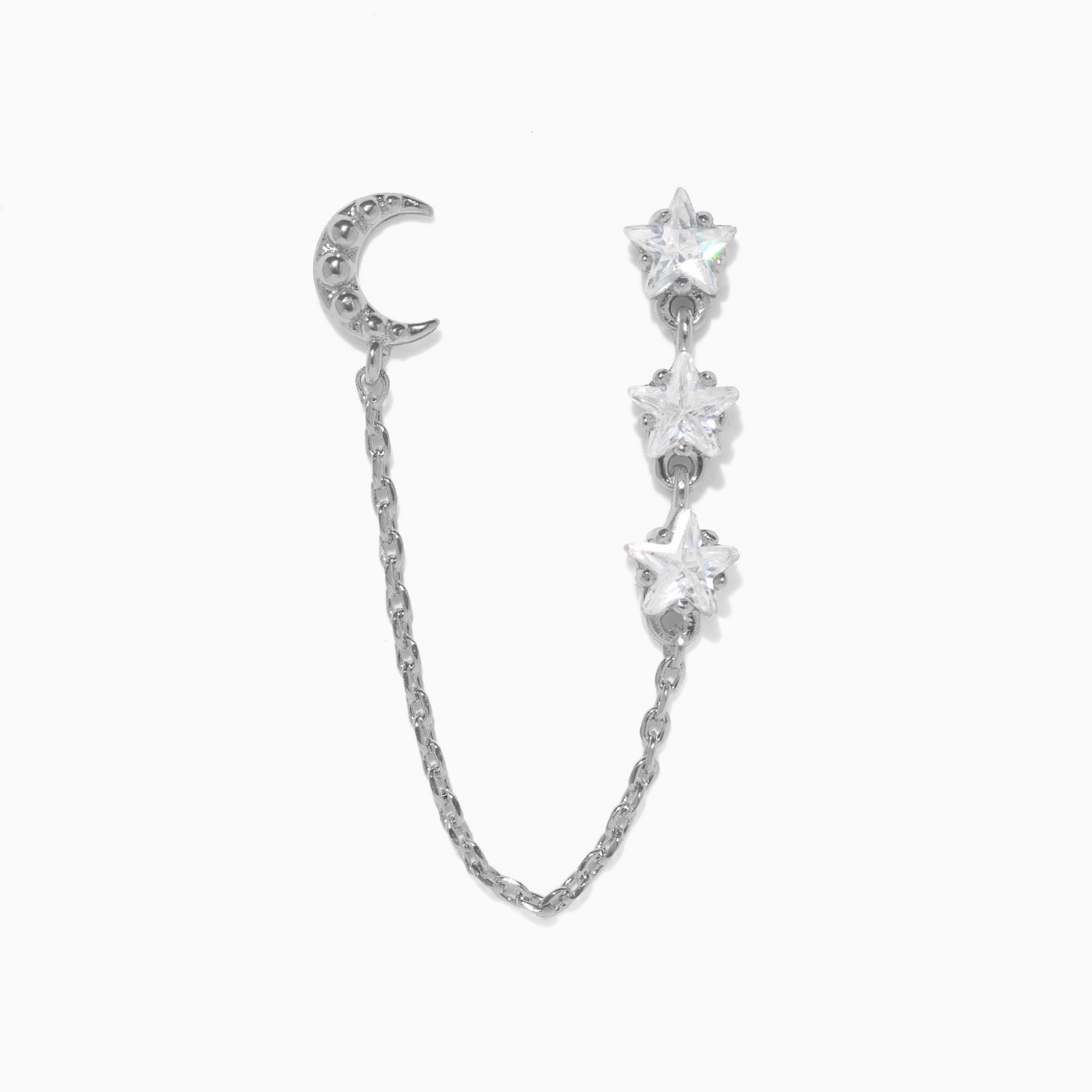 Lunar Link Double Stud Earring