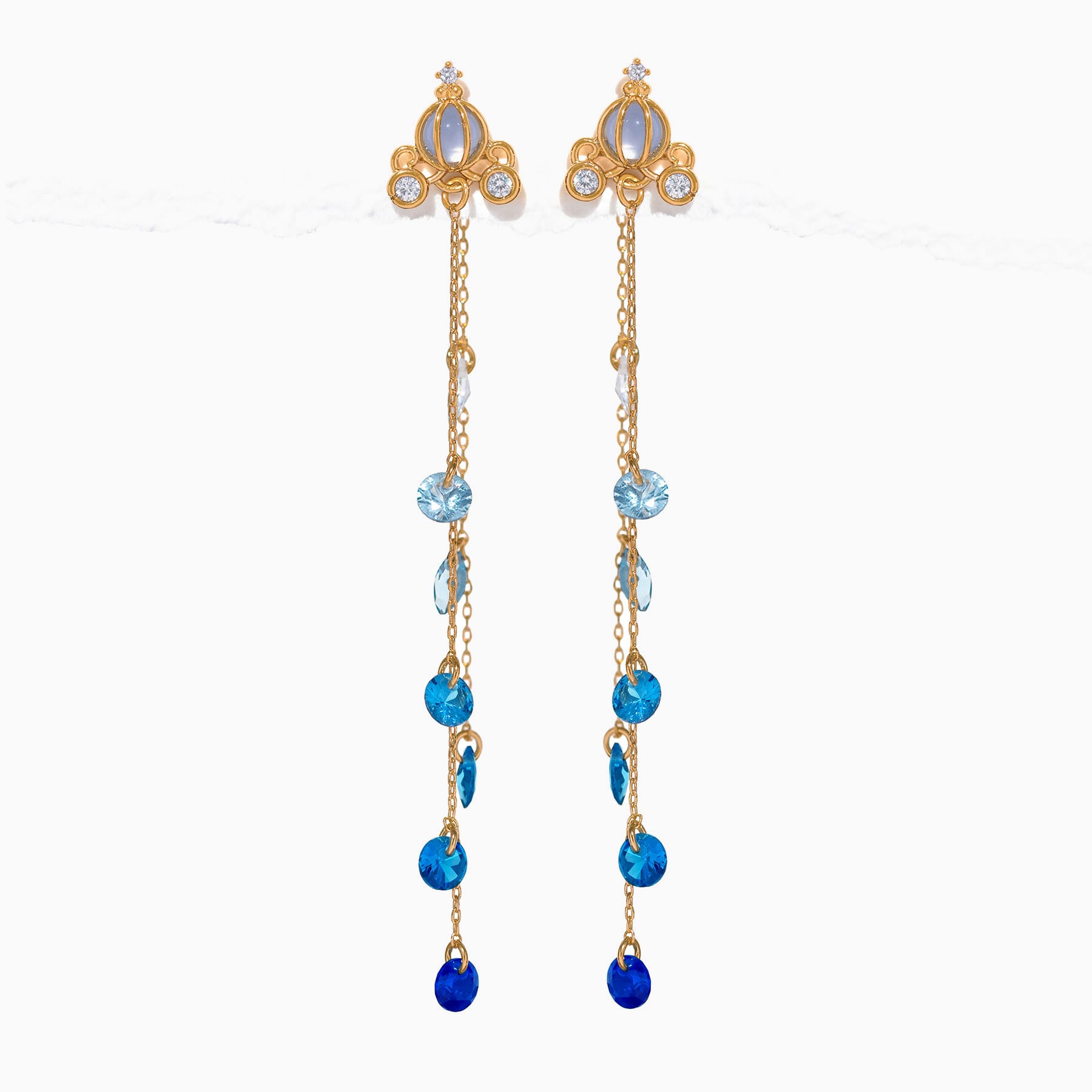 Disney Princess Cinderella Dangle Earrings