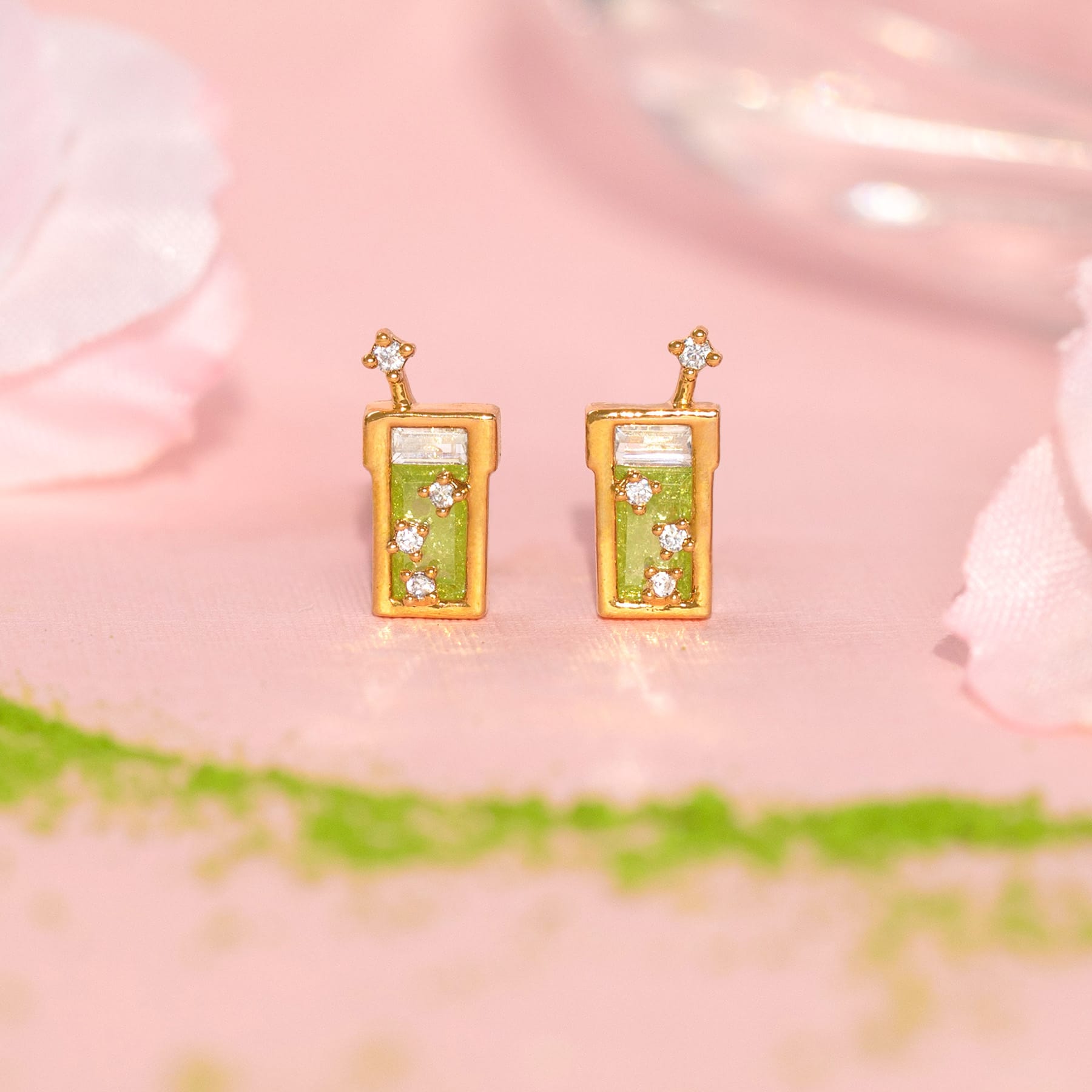 Matcha Studs