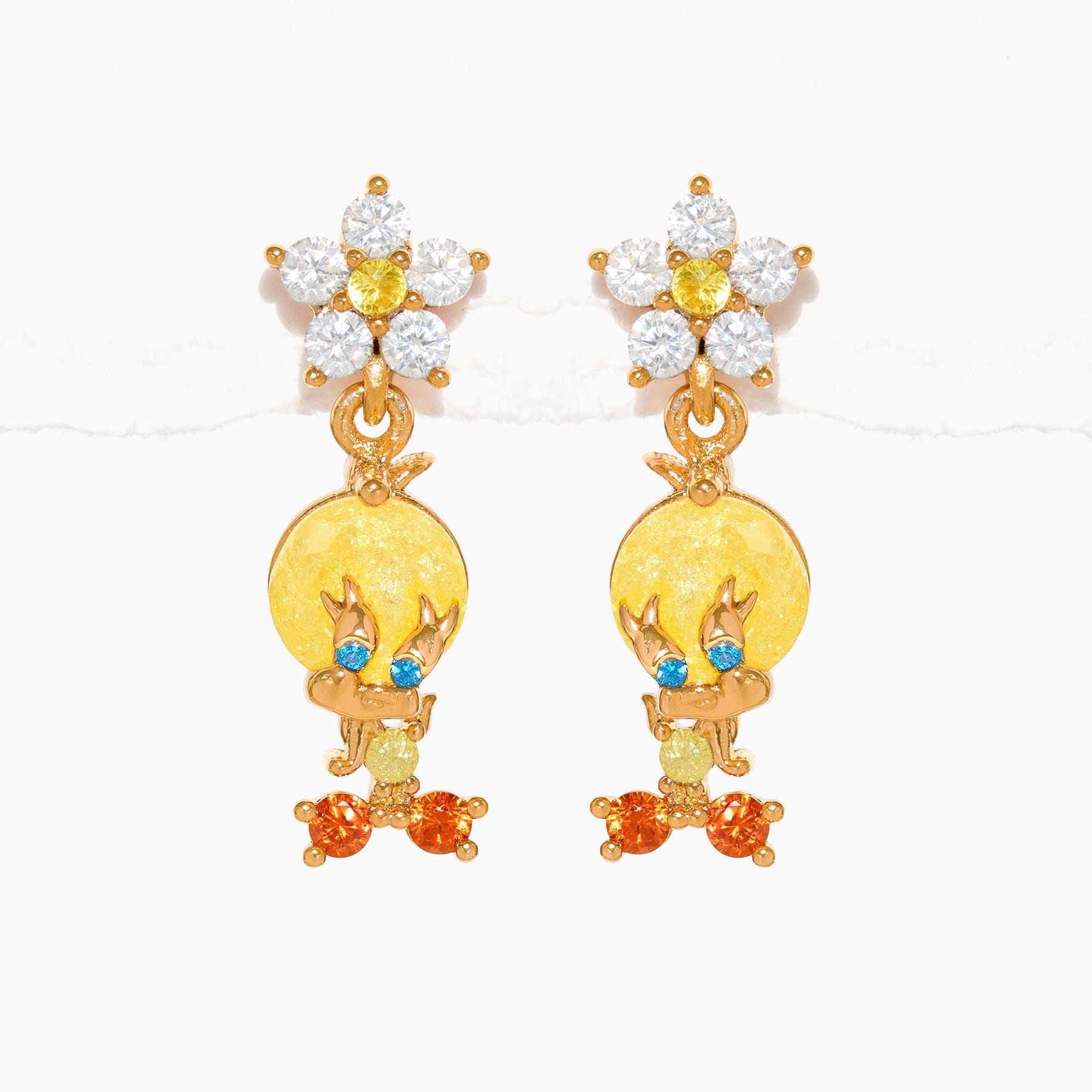 Looney Tunes Tweety Bird Earrings
