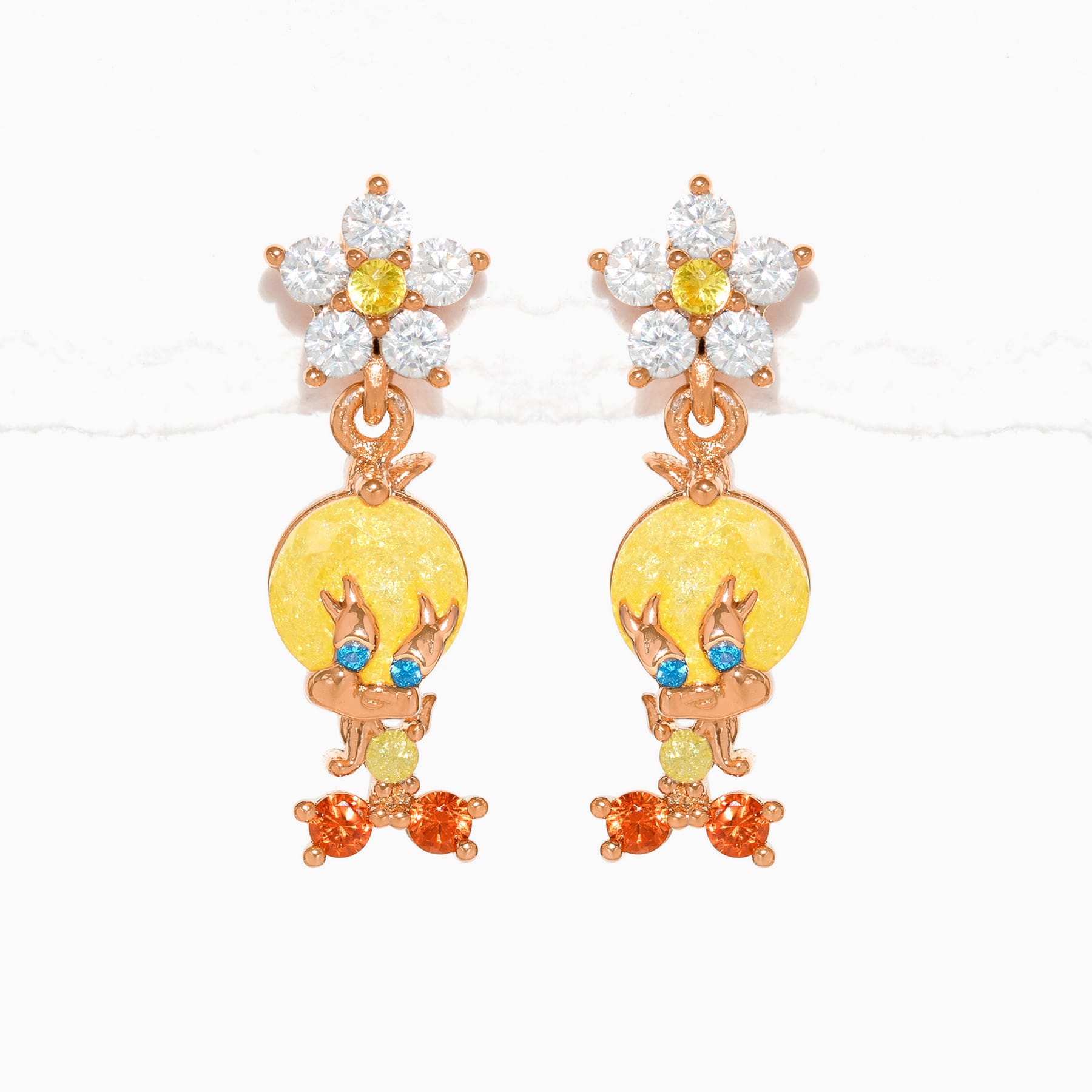 Looney Tunes Tweety Bird Earrings