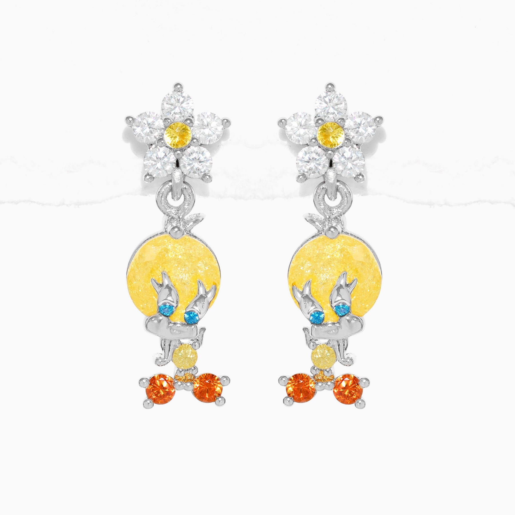 Looney Tunes Tweety Bird Earrings