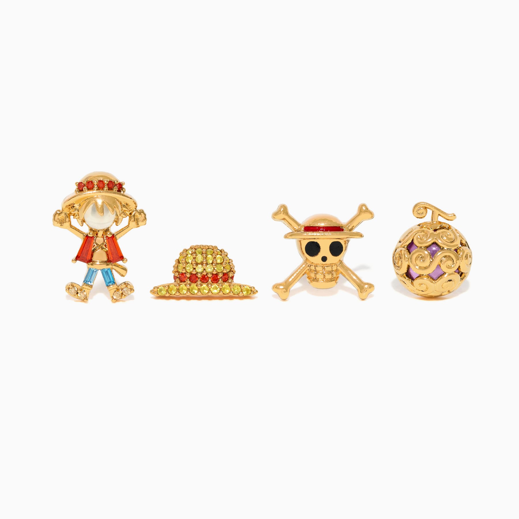 One Piece Monkey D. Luffy Earring Set – Girls Crew