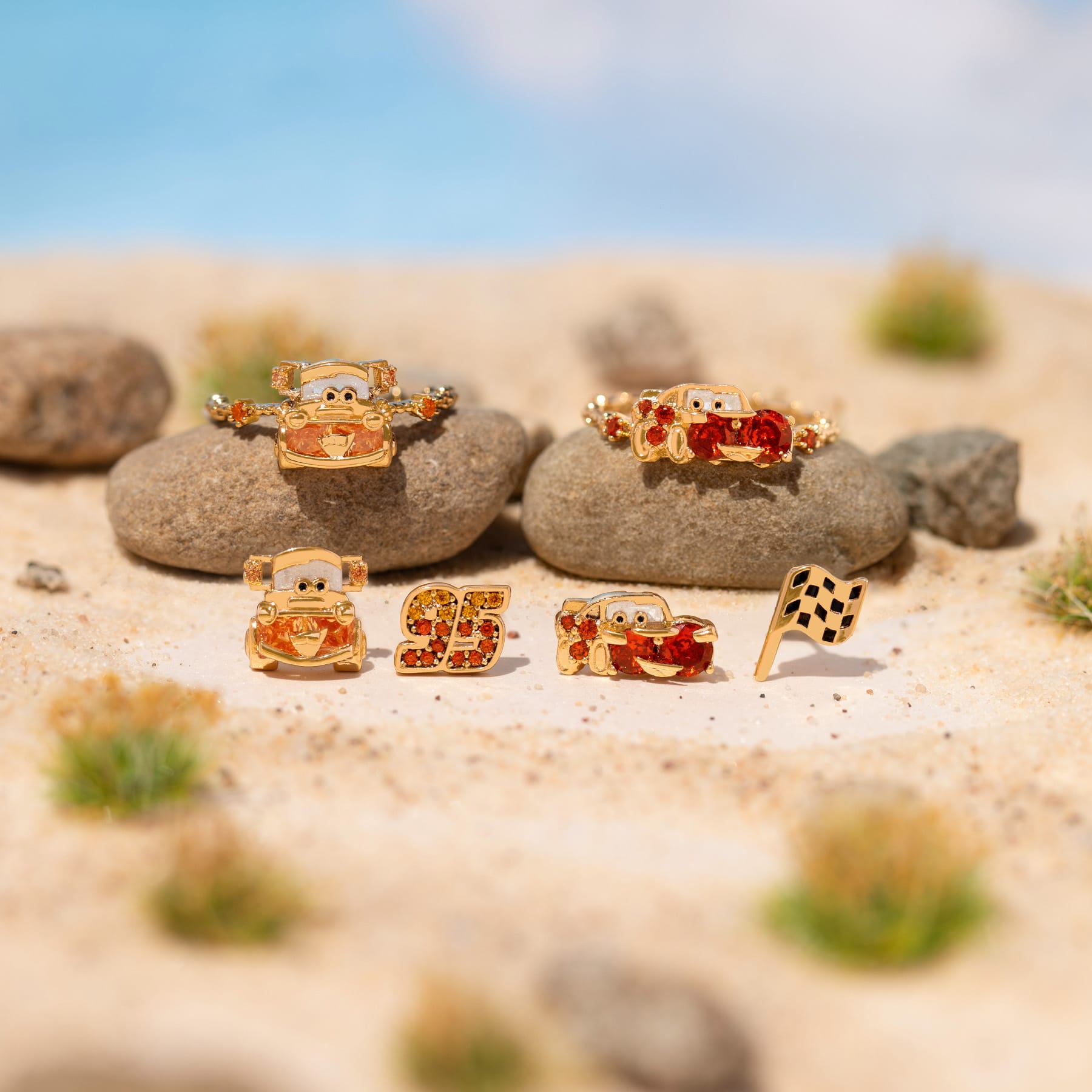 Pixar Cars Earring Set