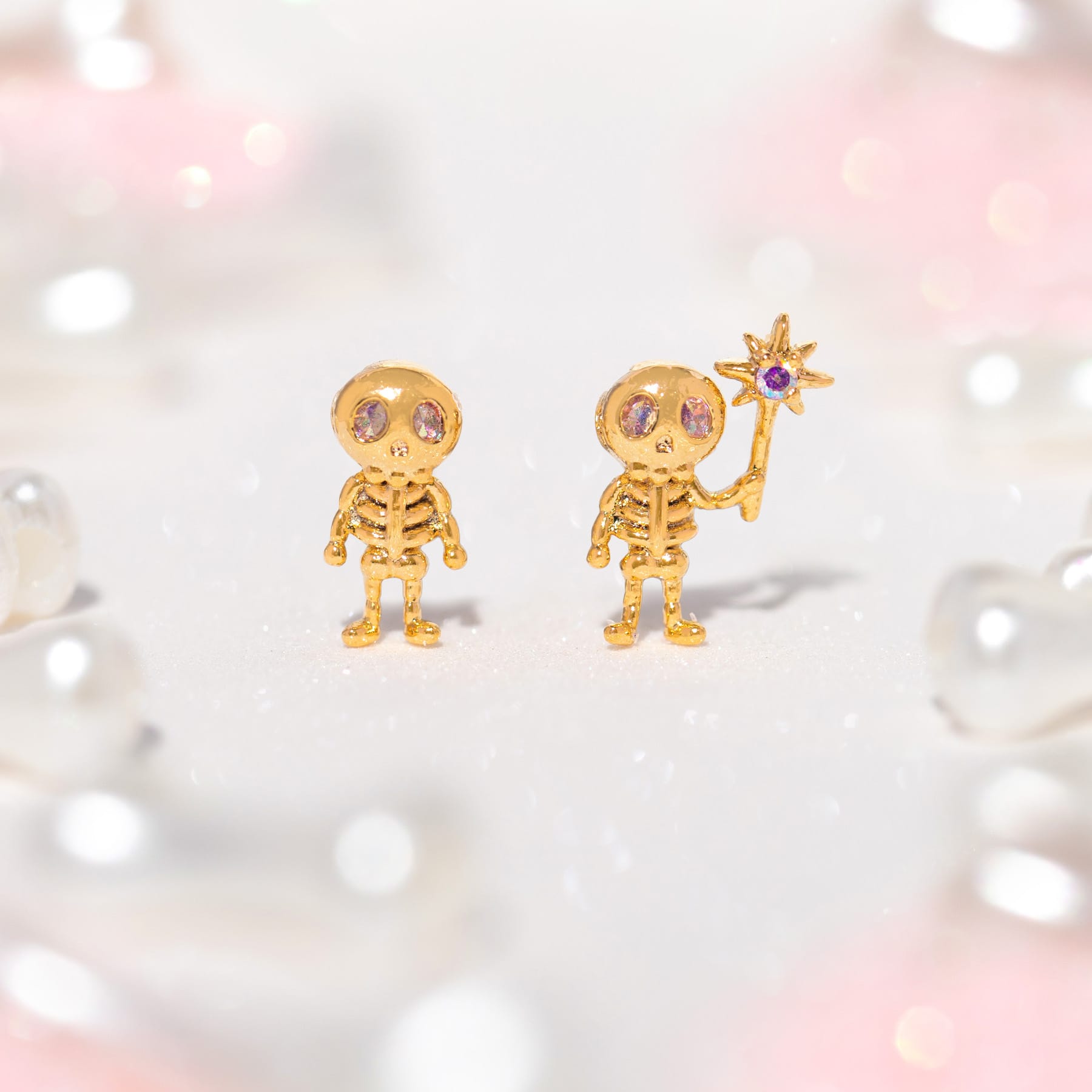 Enchanted Skeleton Studs
