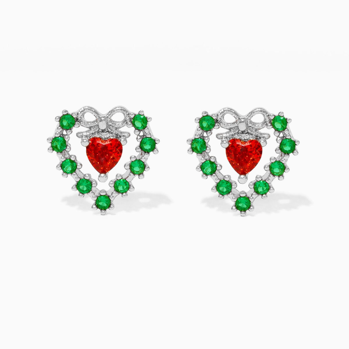 Merry Little Heart Studs