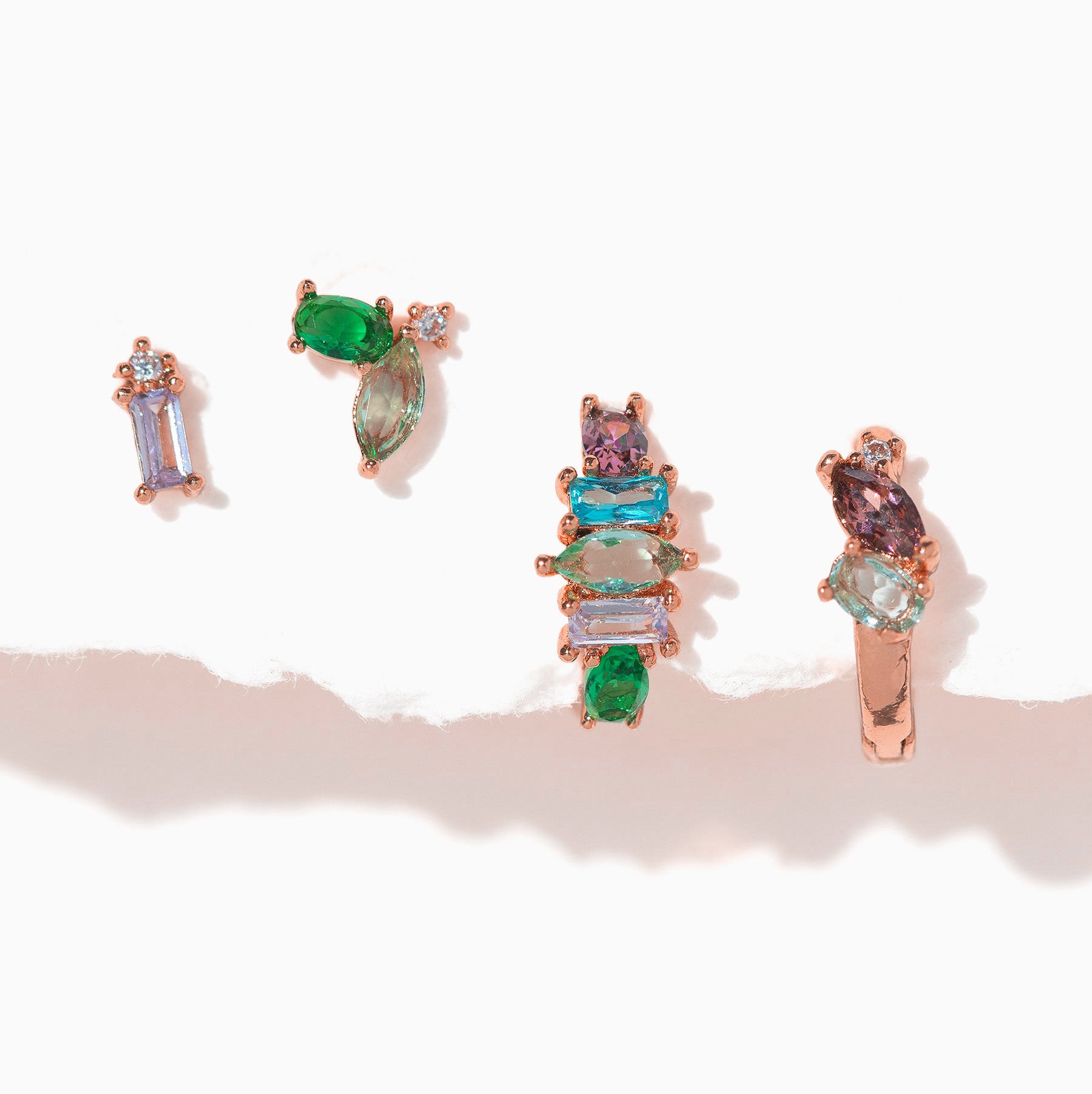 Flora and Fauna Earring Set