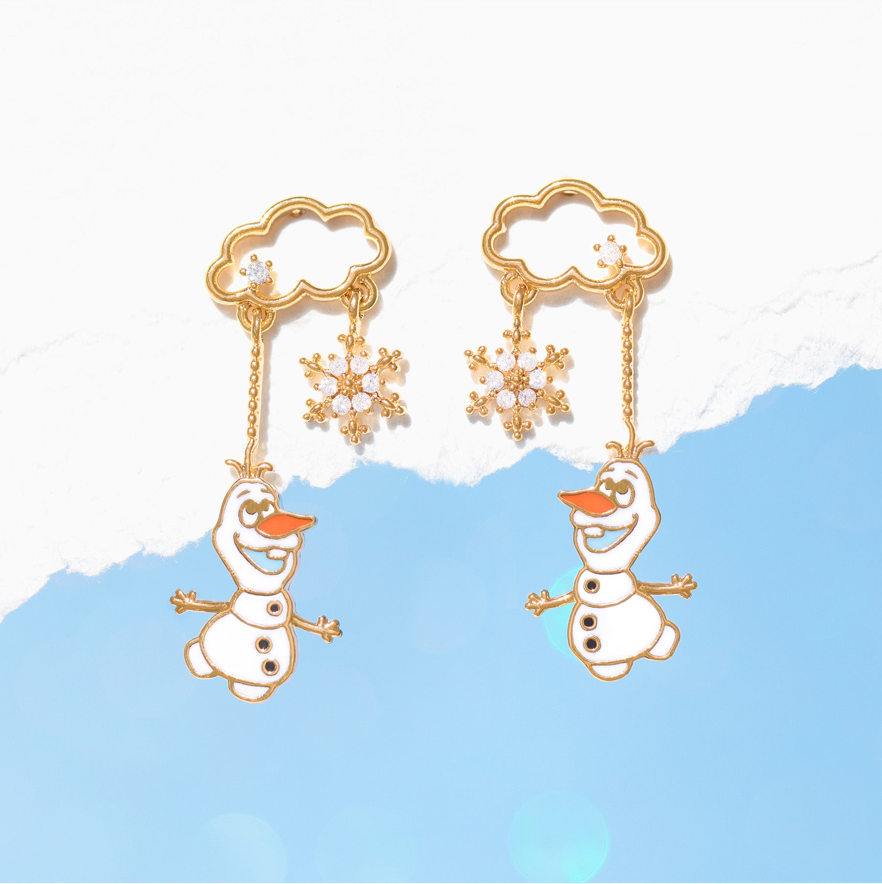 Disney Frozen Olaf Dangle Earrings