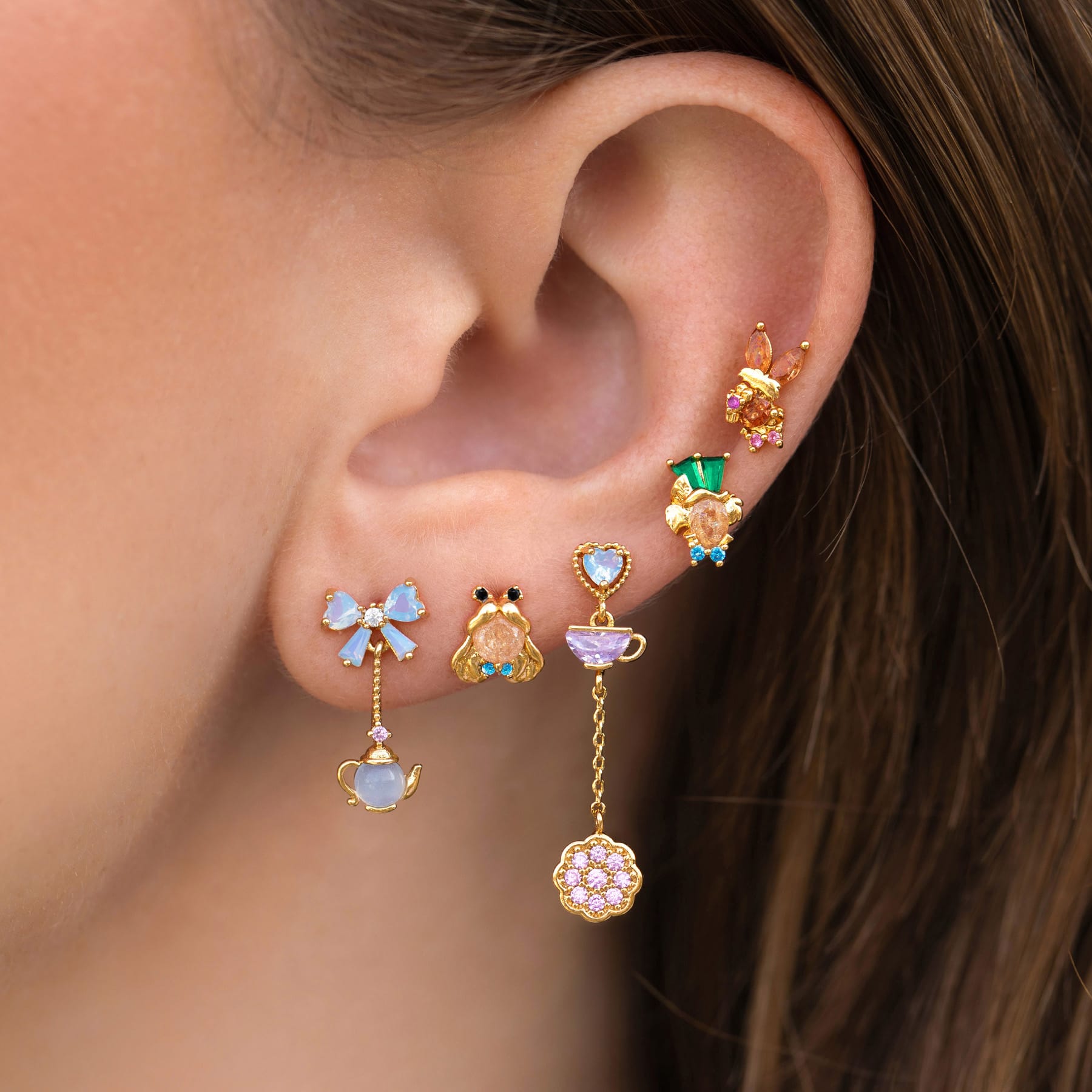 Disney Alice in Wonderland Earring Set