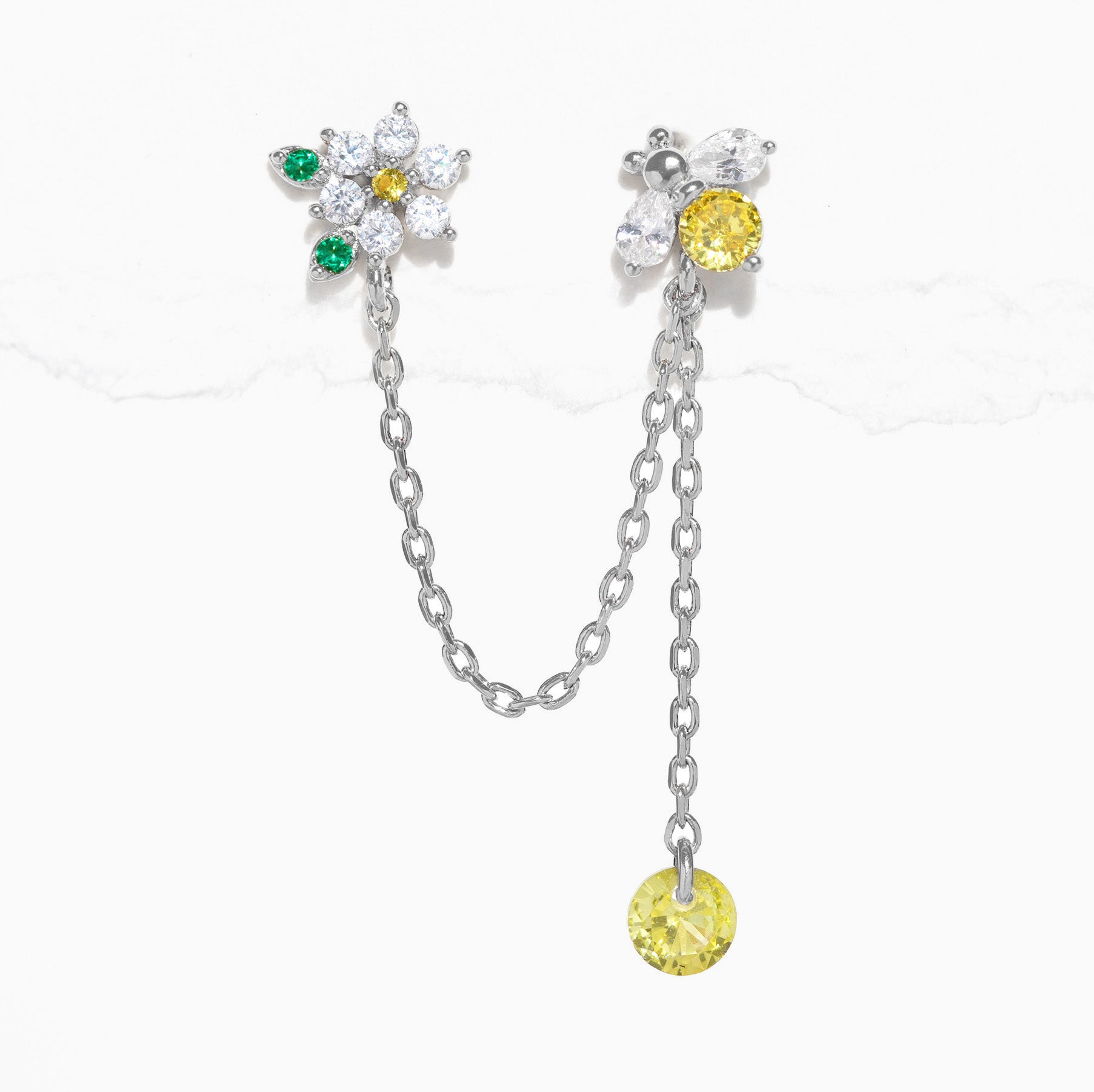 Sting Like a Bee Double Stud Earring