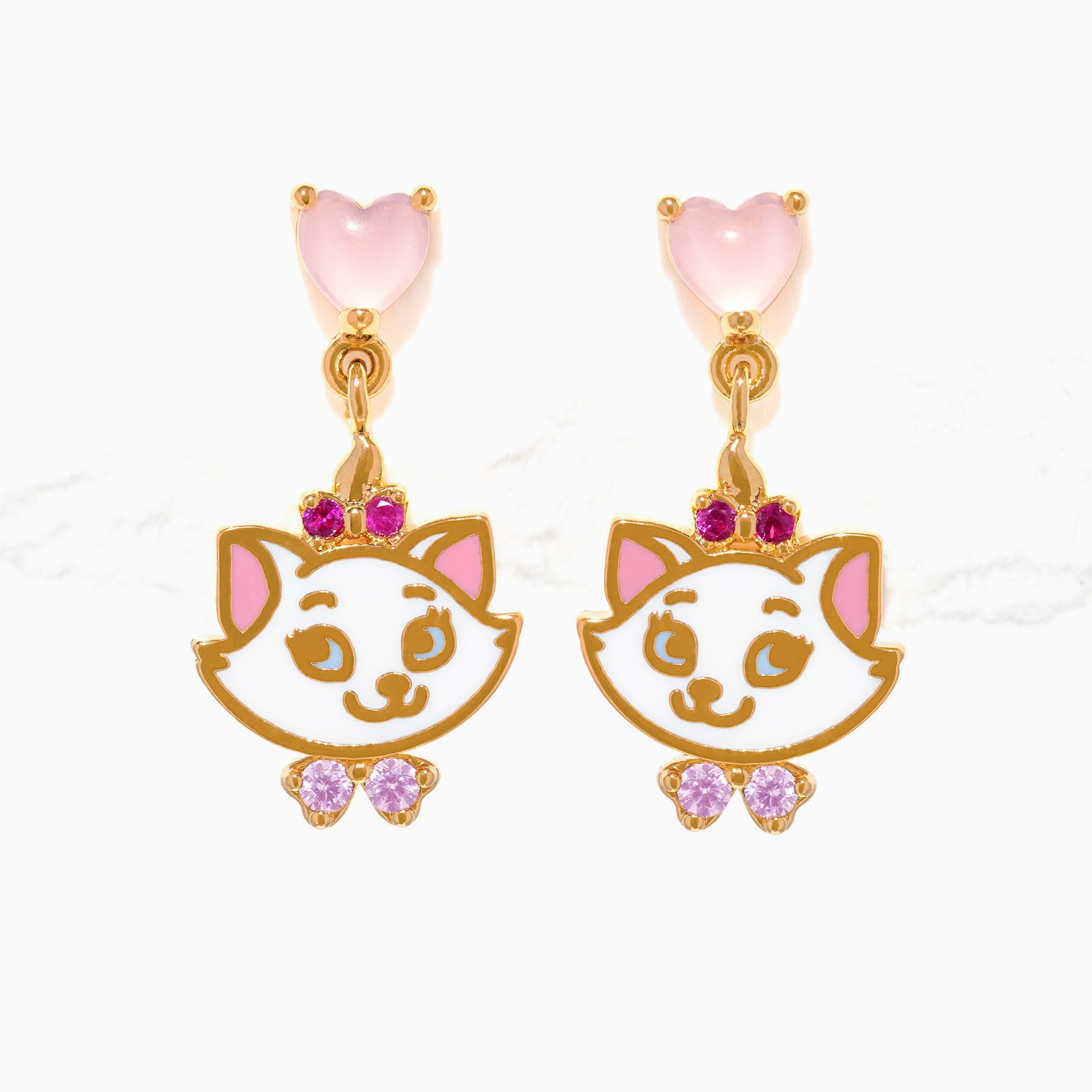 Disney The Aristocats Marie Dangle Earrings
