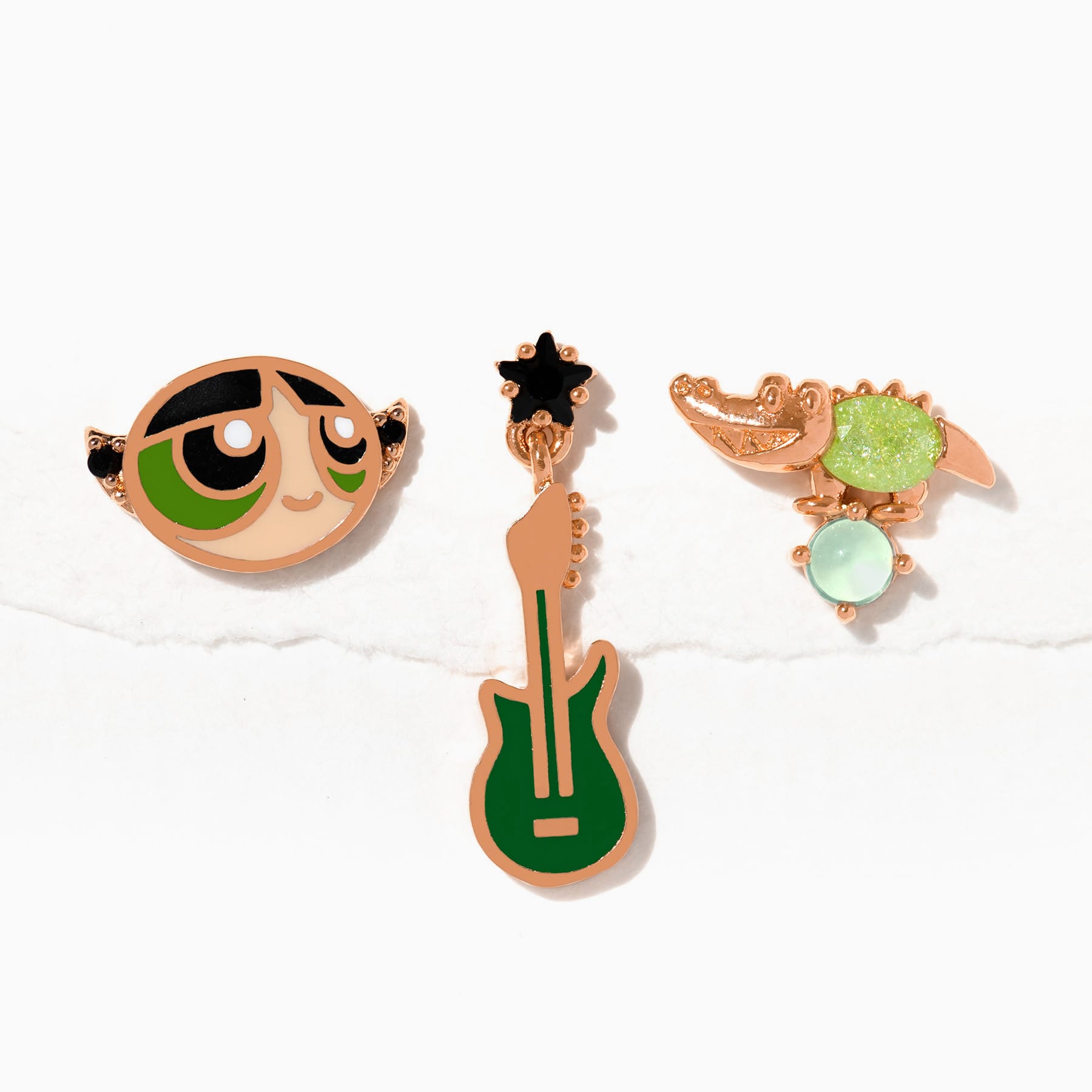 The Powerpuff Girls Buttercup Stud Set