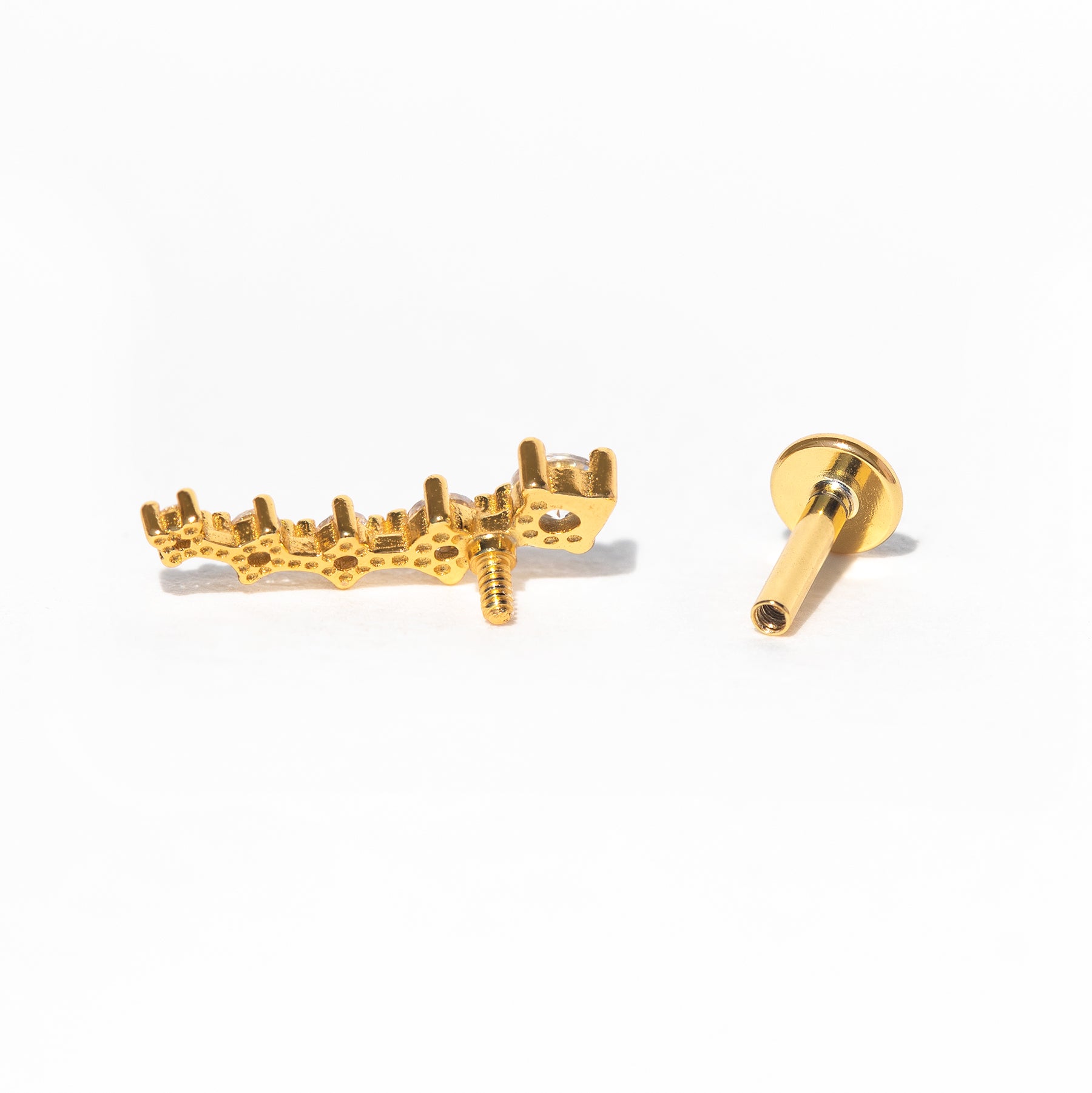 Estella Ear Crawler Flat Back Earring