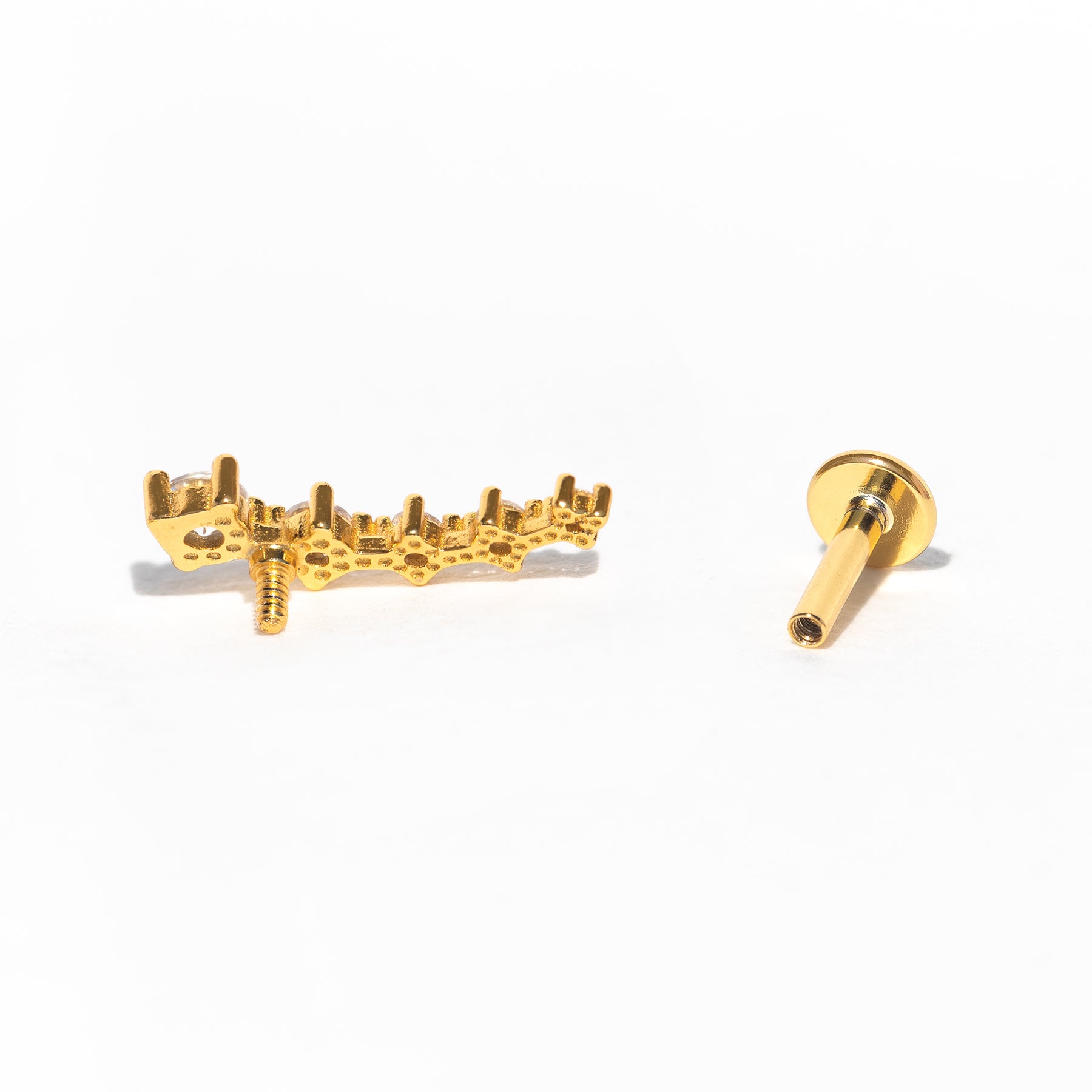 Estella Ear Crawler Flat Back Earring