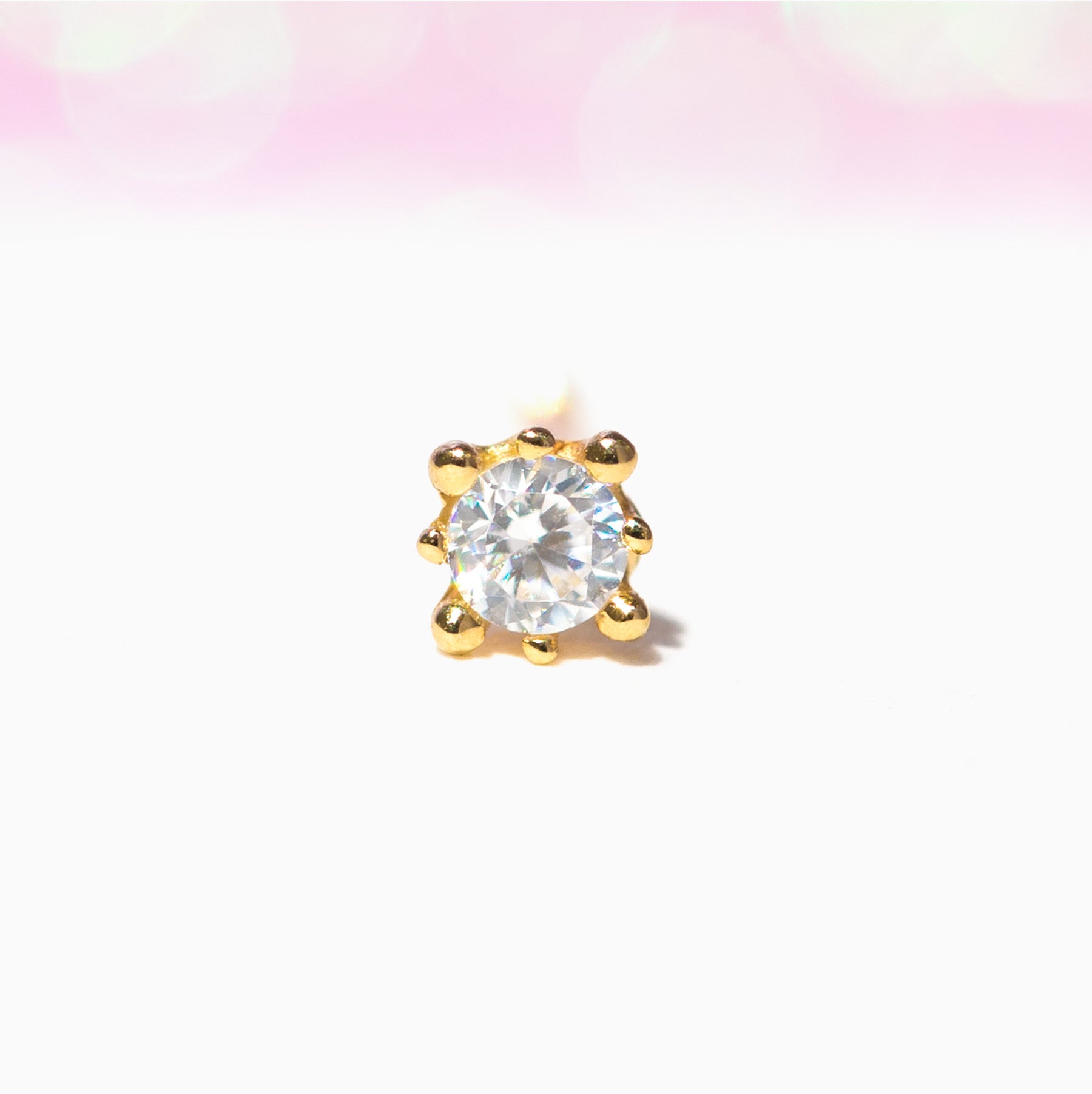 10k Solid Gold Truly Divine Stud