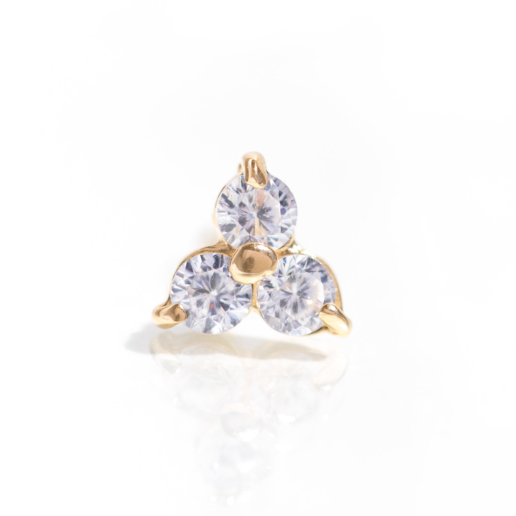 10k Solid Gold Baby Blossom Stud