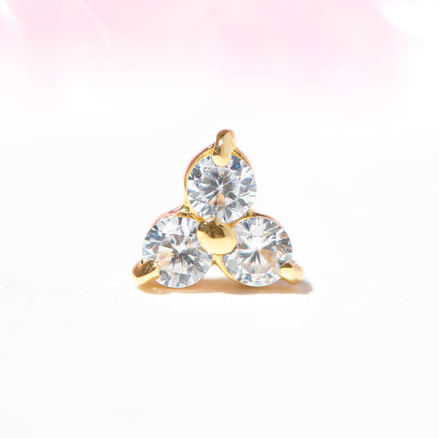 10k Solid Gold Baby Blossom Stud
