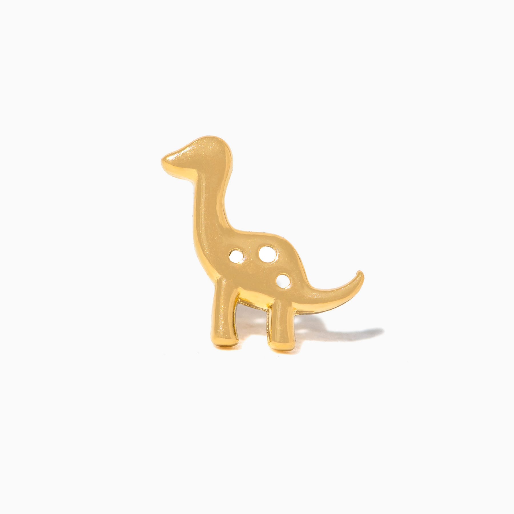 14k Solid Gold Dino-Mite Ball Back Stud