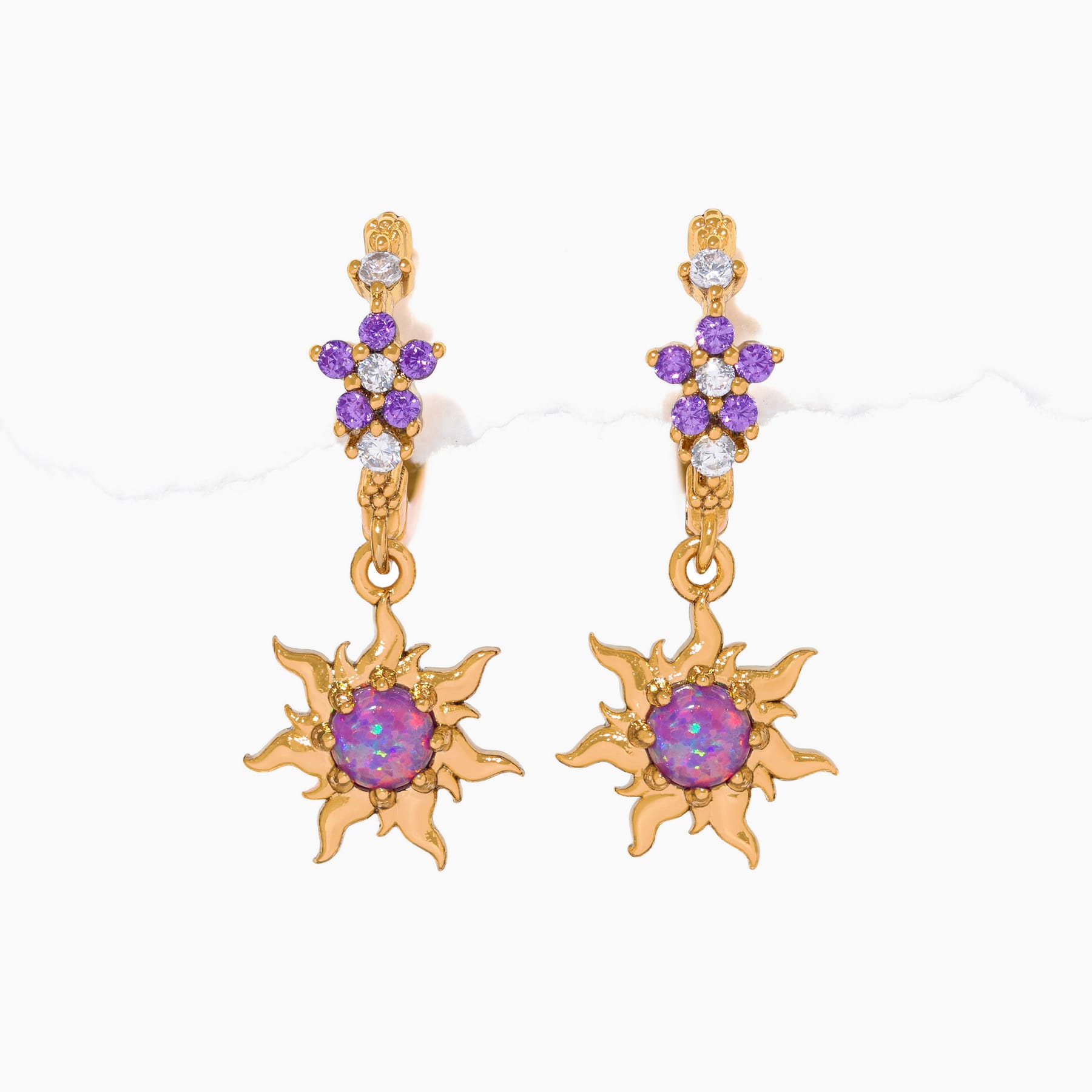 Disney Princess Tangled Corona's Crest Hoops