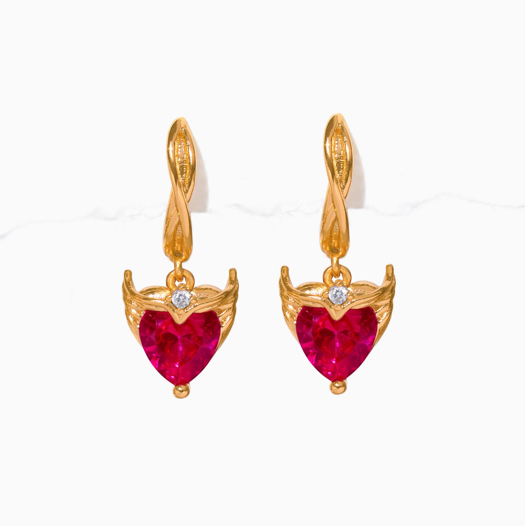 Marvel's Scarlet Witch Heartspell Hoops