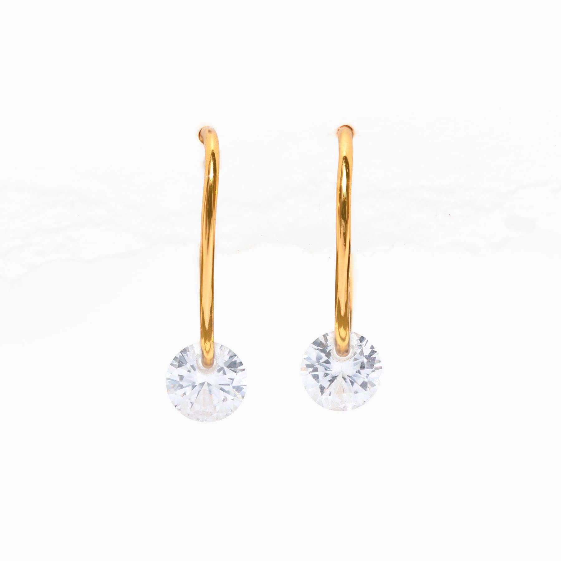 Endless Dewdrop Hoops