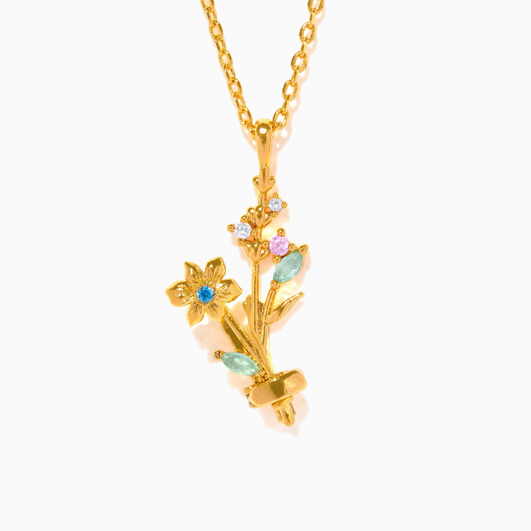 Birth Month Flower Necklace Bundle