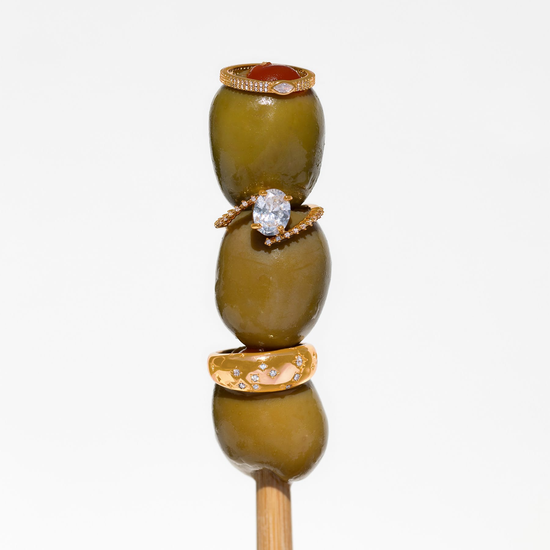 Solitaire Floating Ring