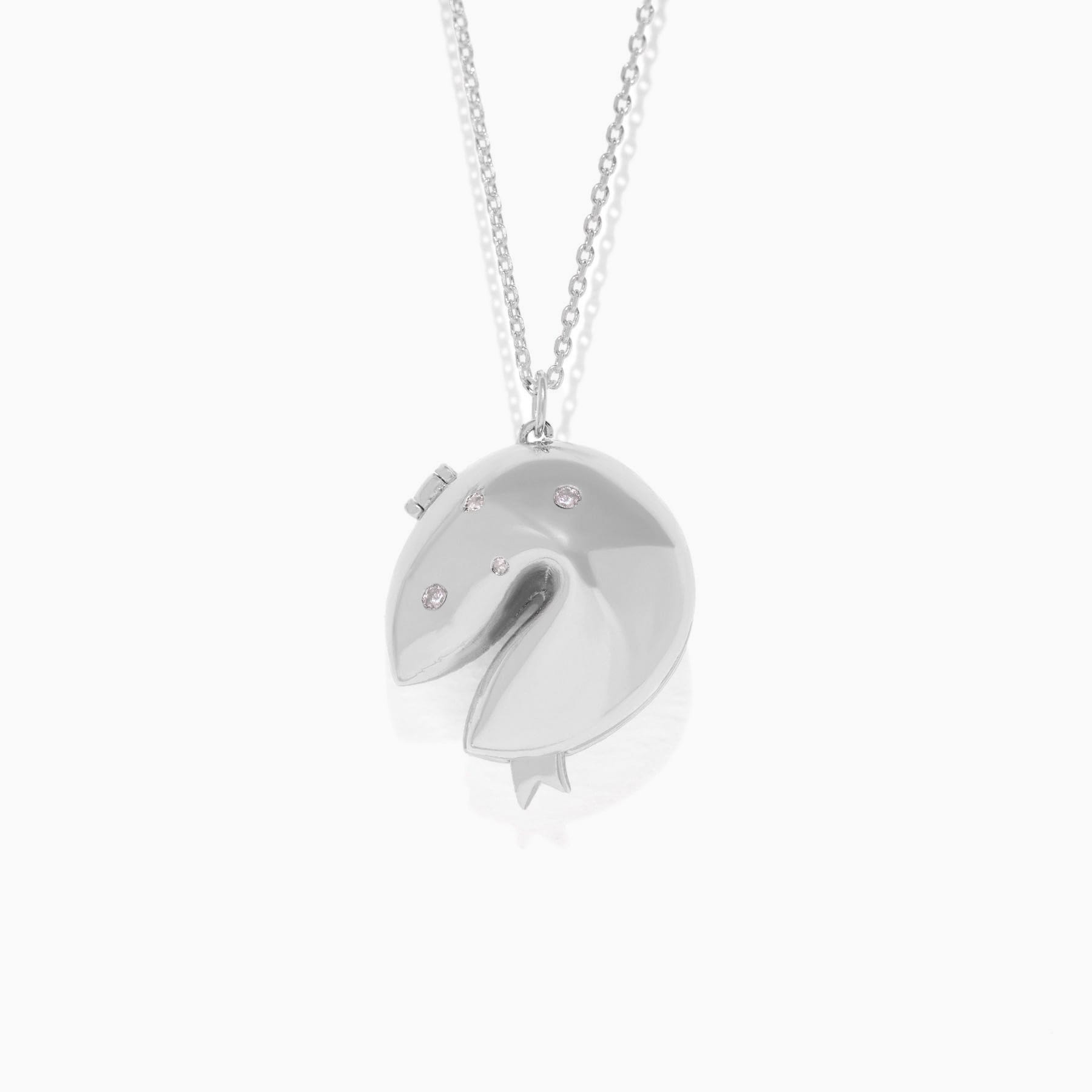 Fortune Cookie Locket Necklace