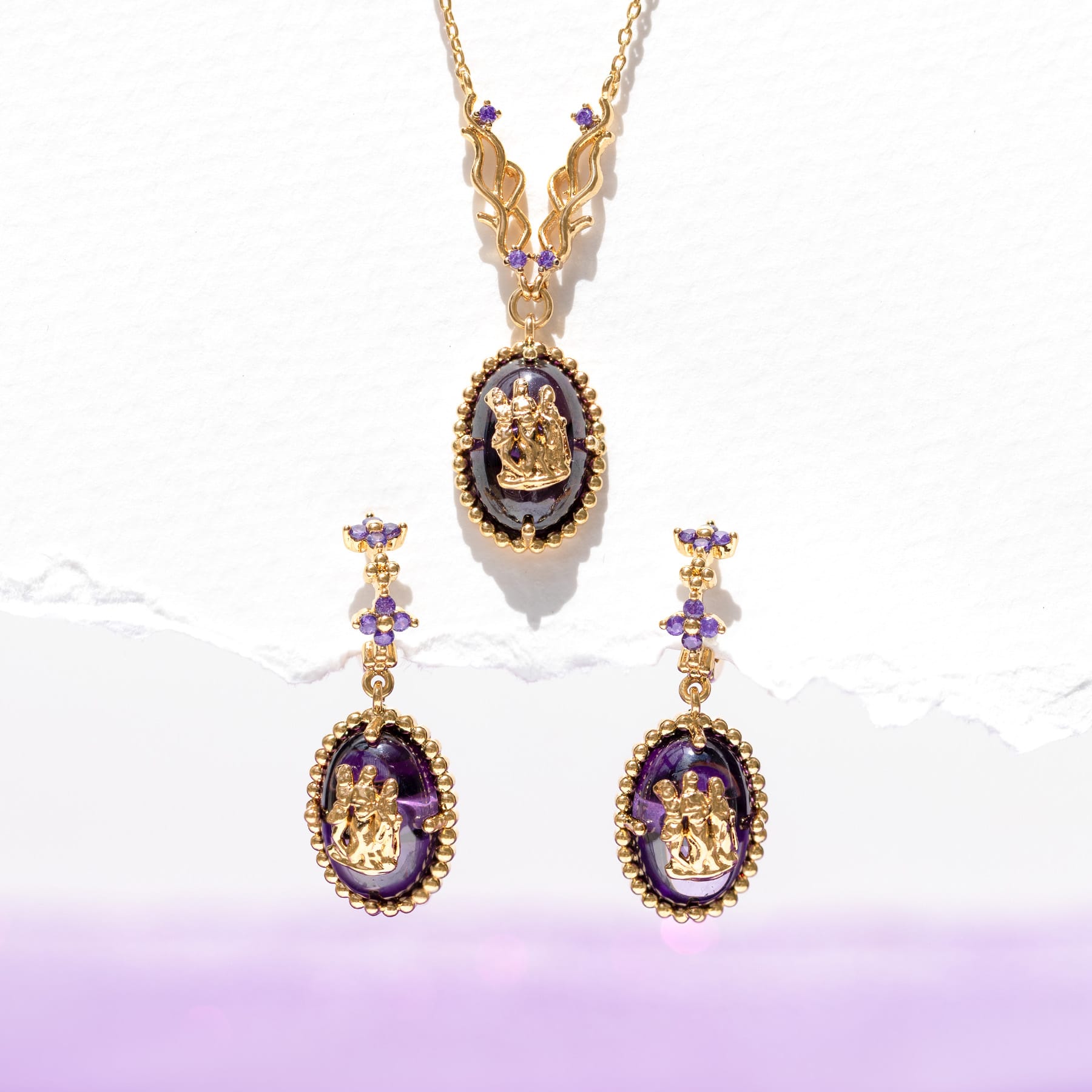 Marvel Studios Agatha Pendant Hoops