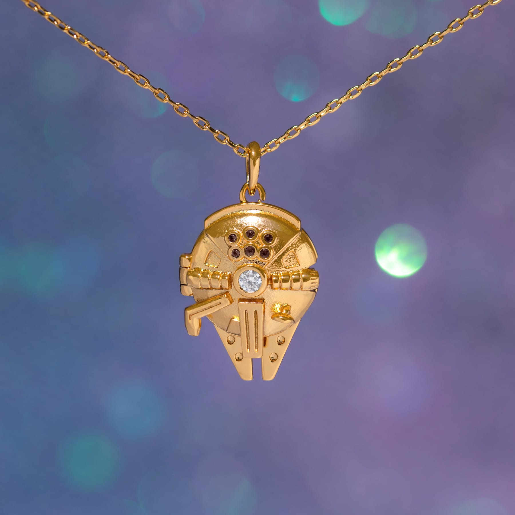 Star Wars™ Millennium Falcon™ Locket Necklace
