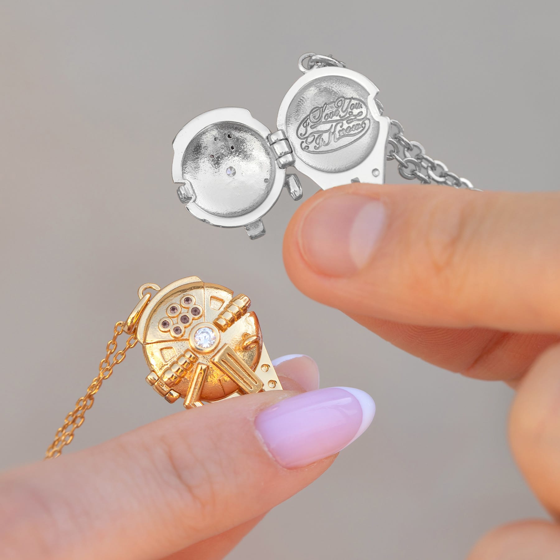 Star Wars™ Millennium Falcon™ Locket Necklace - Mens/Unisex