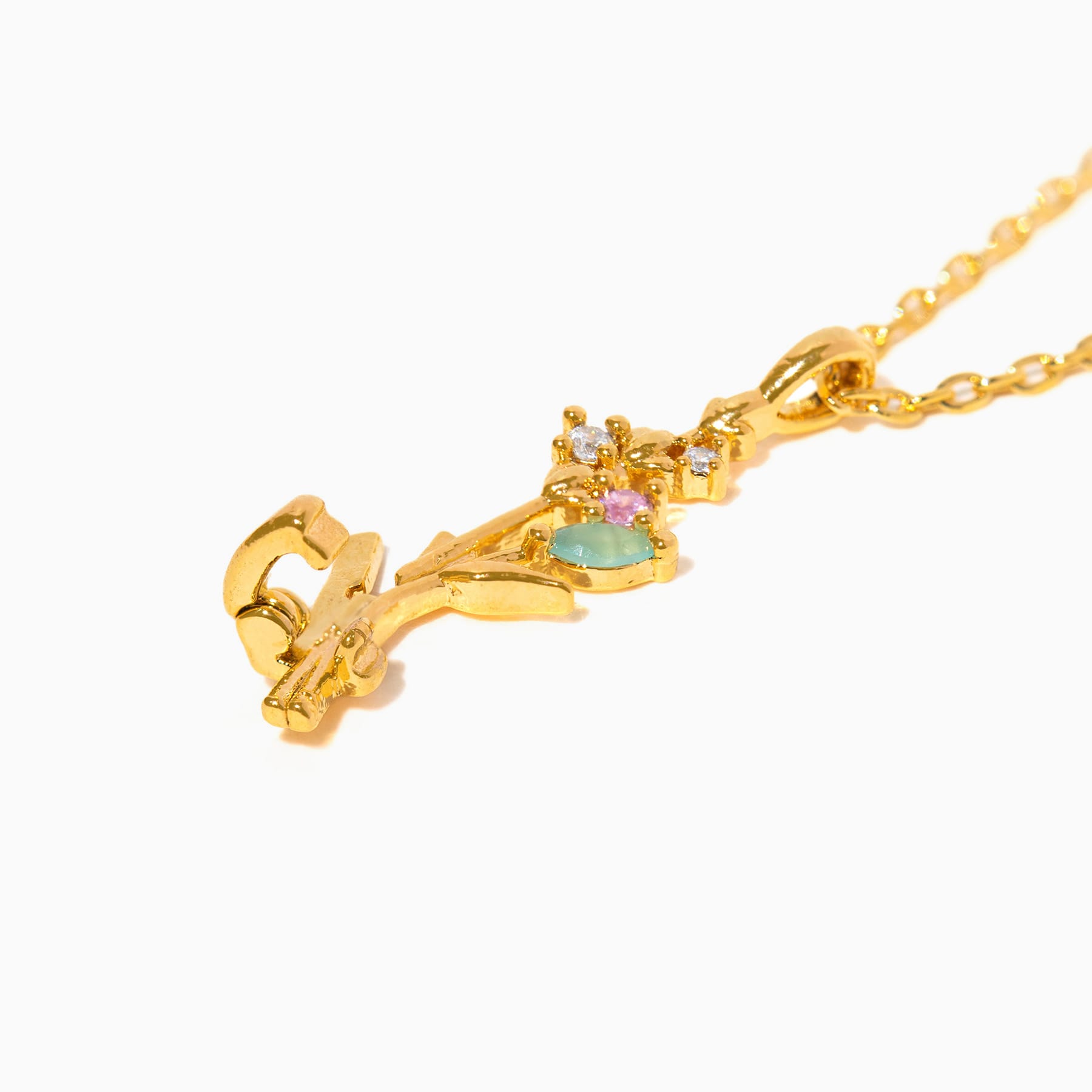 Birth Month Flower Necklace Base