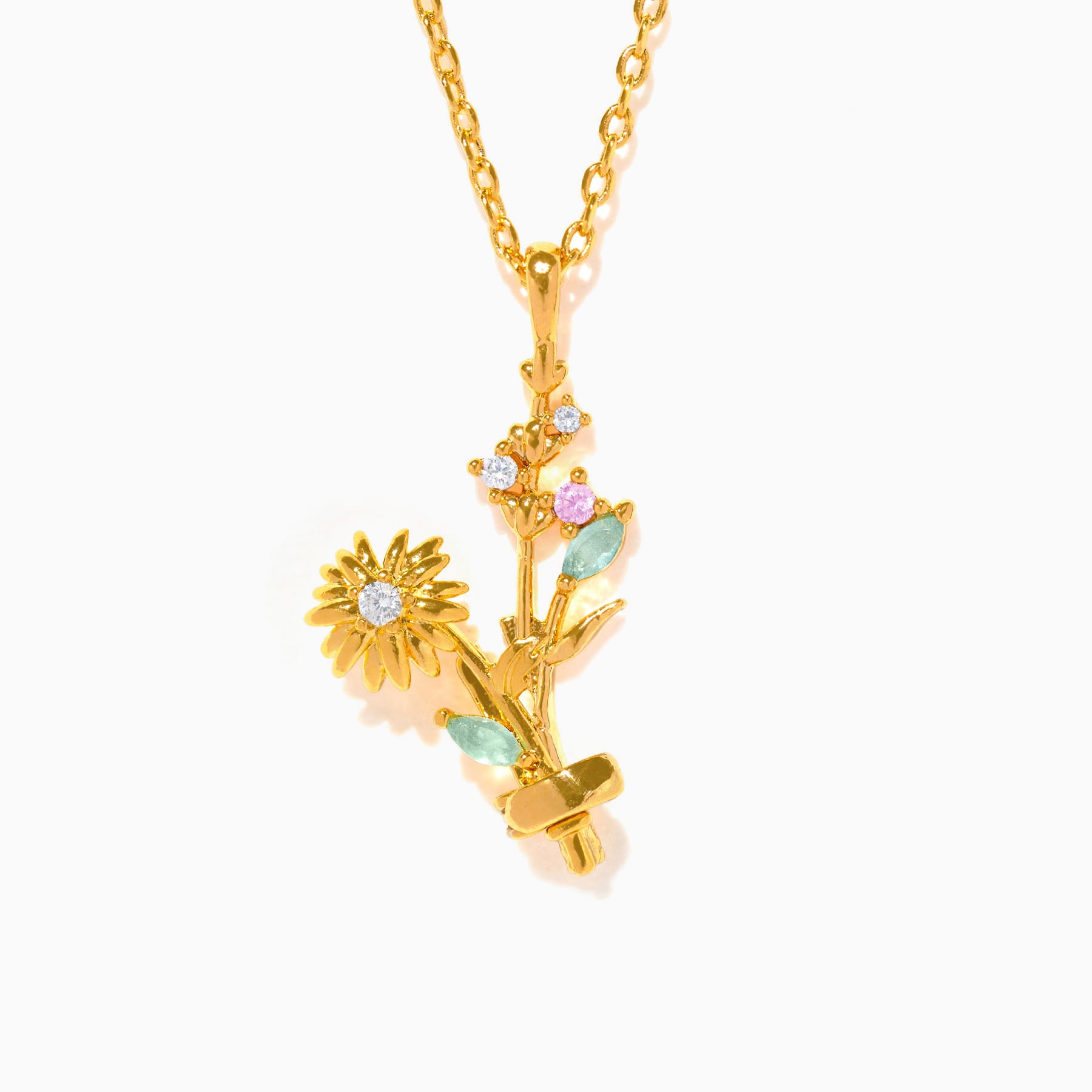 Birth Month Flower Necklace Bundle