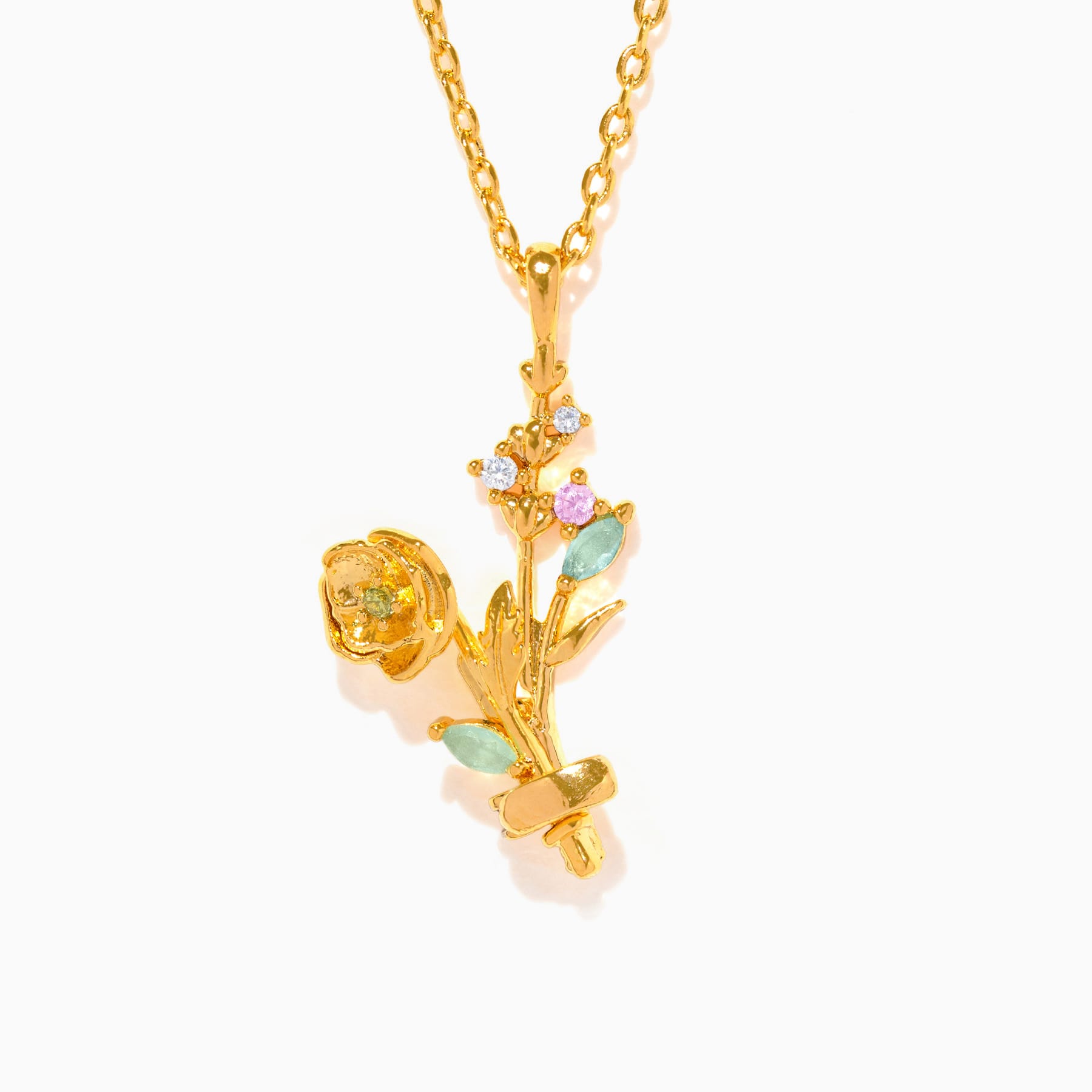 Birth Month Flower Necklace Bundle