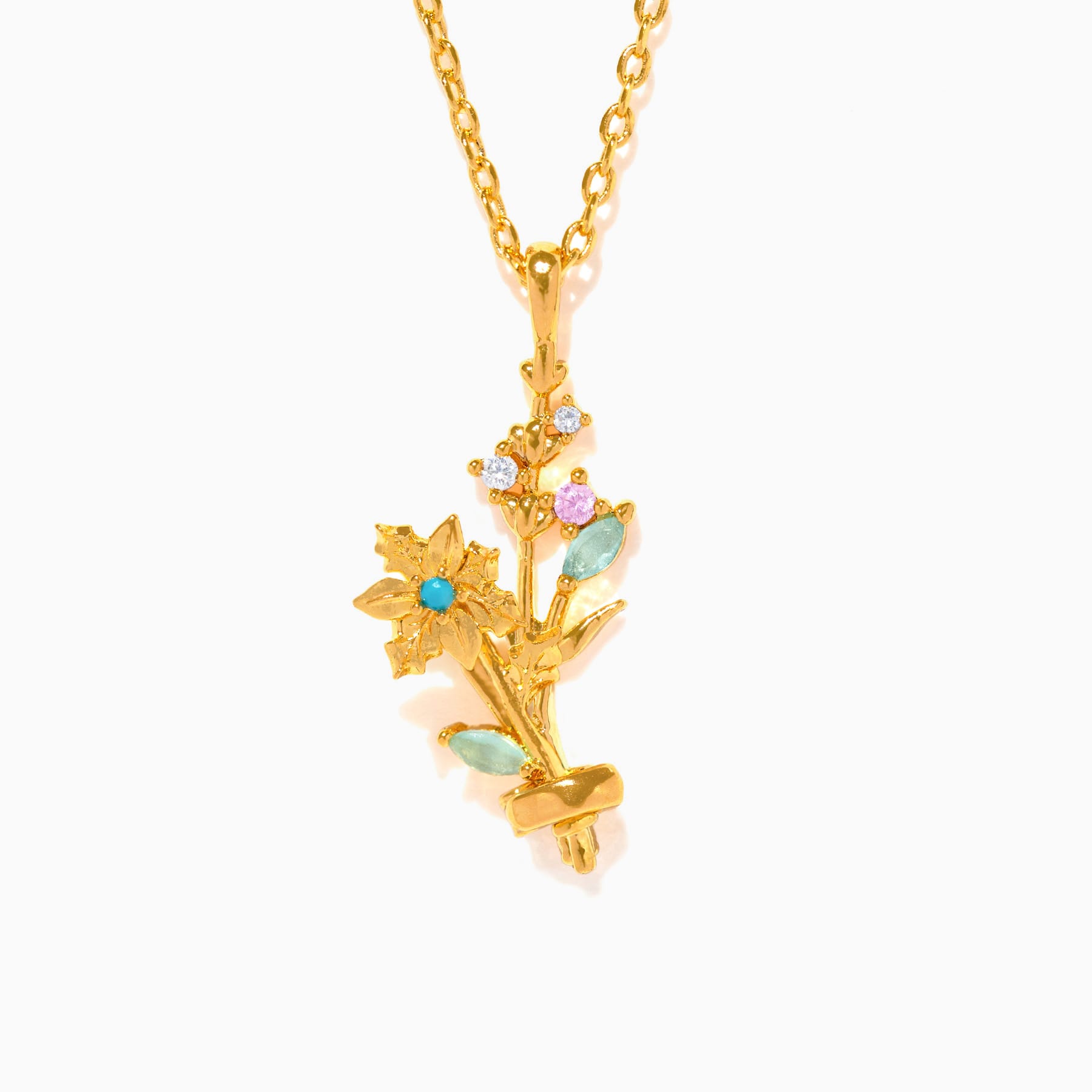 Birth Month Flower Necklace Bundle