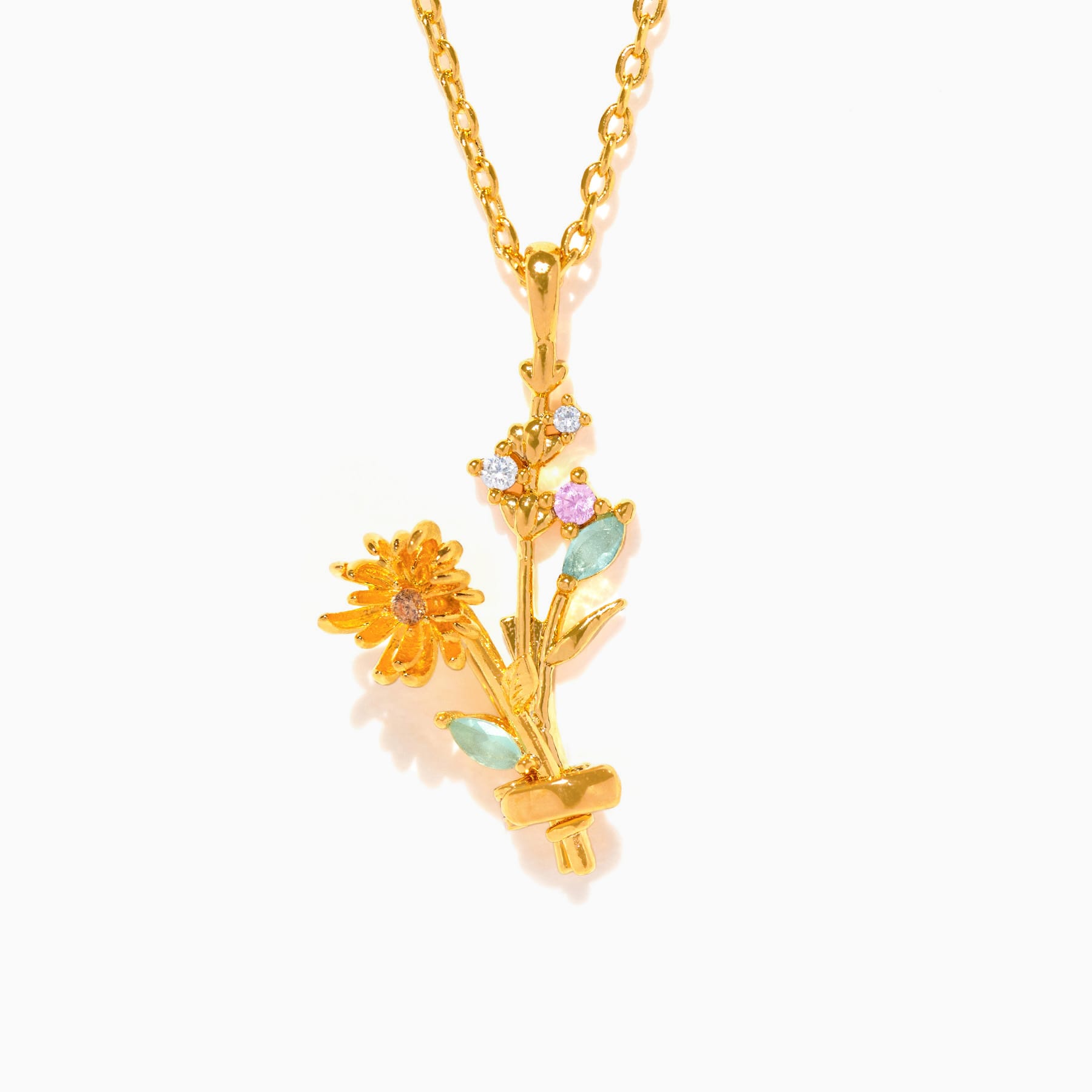 Birth Month Flower Necklace Bundle
