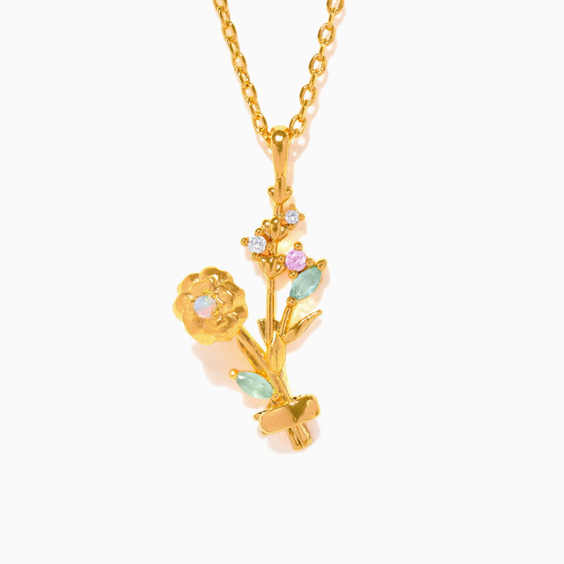 Birth Month Flower Necklace Bundle