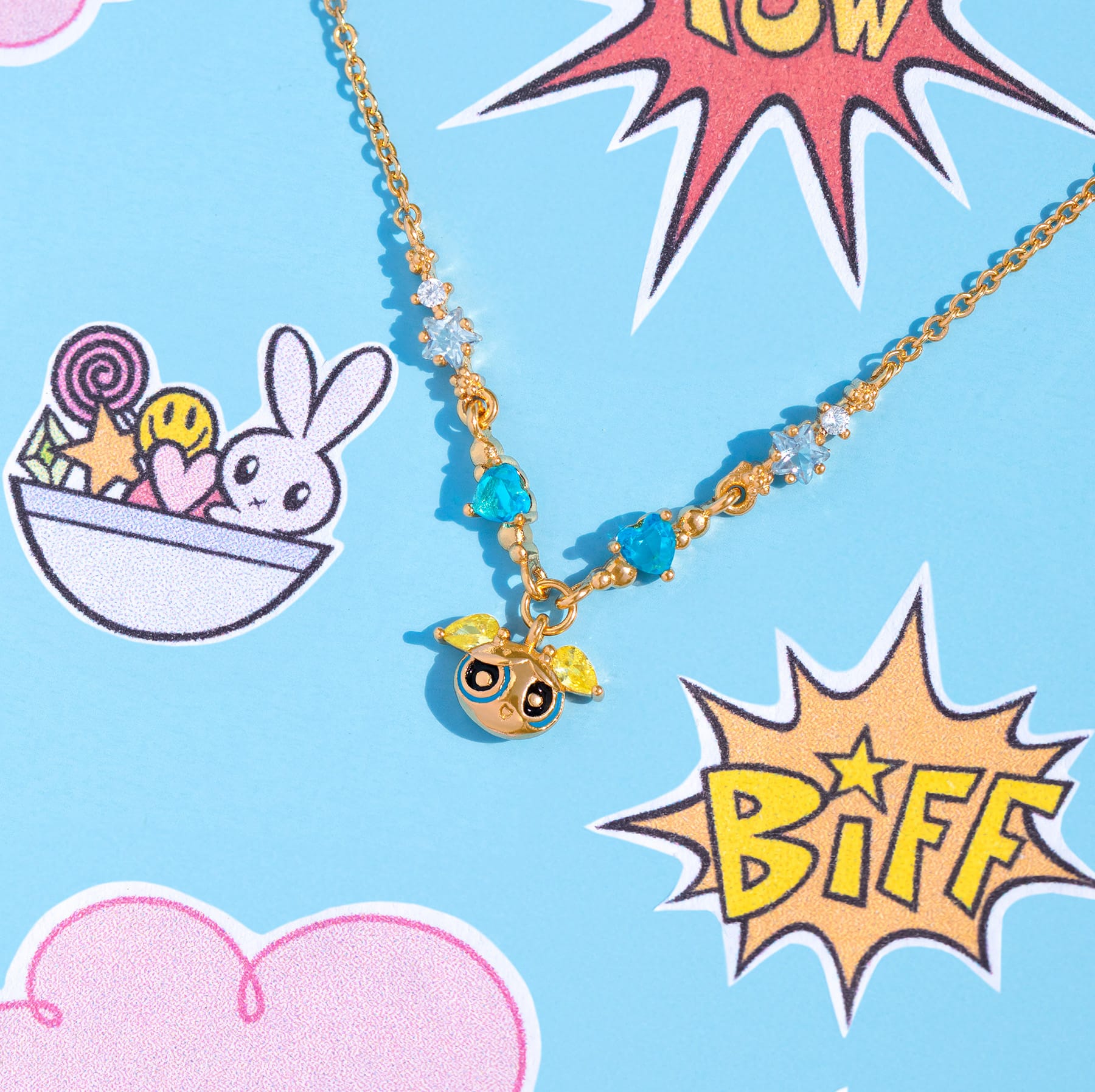 The Powerpuff Girls Bubbles Necklace
