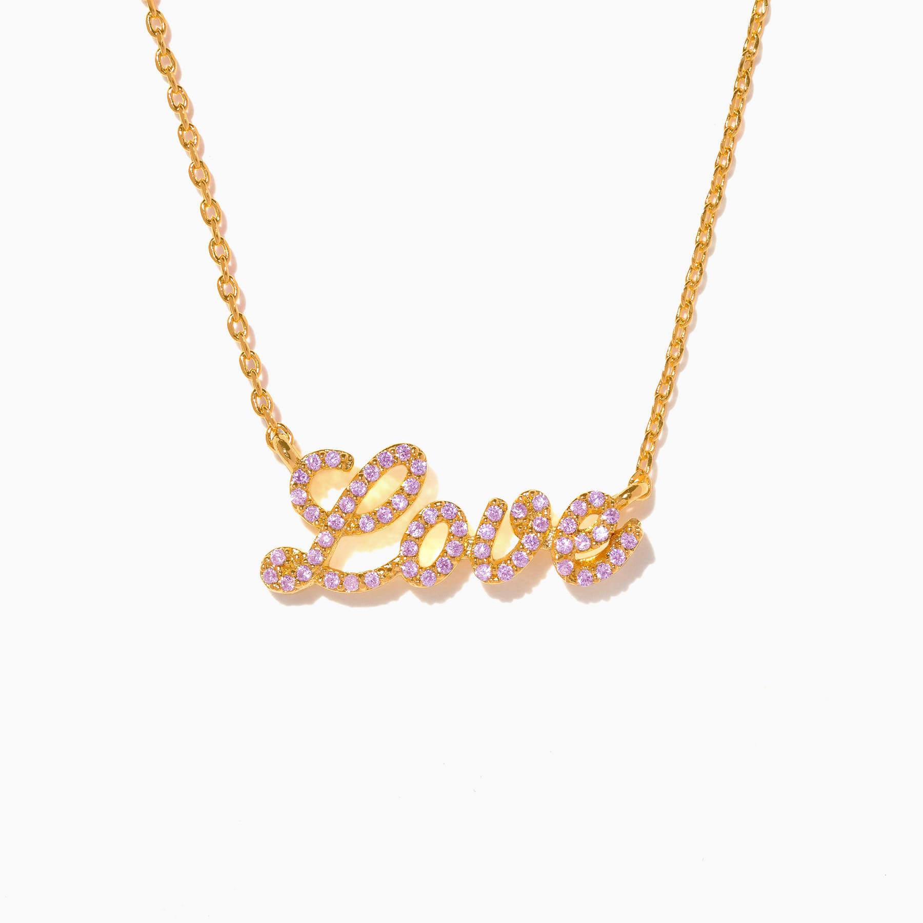 Love Script Necklace