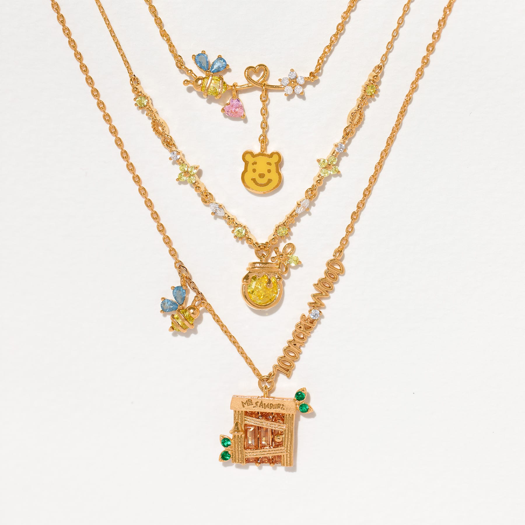 Disney 100 Acre Wood Necklace