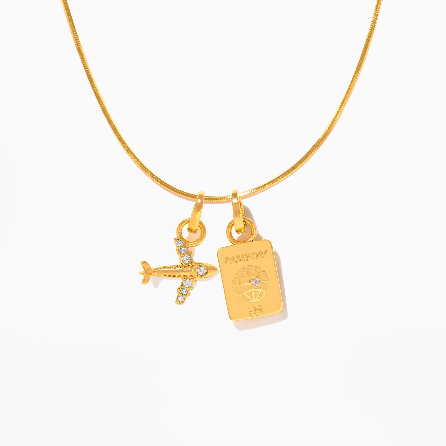 Jetsetter Charm Necklace