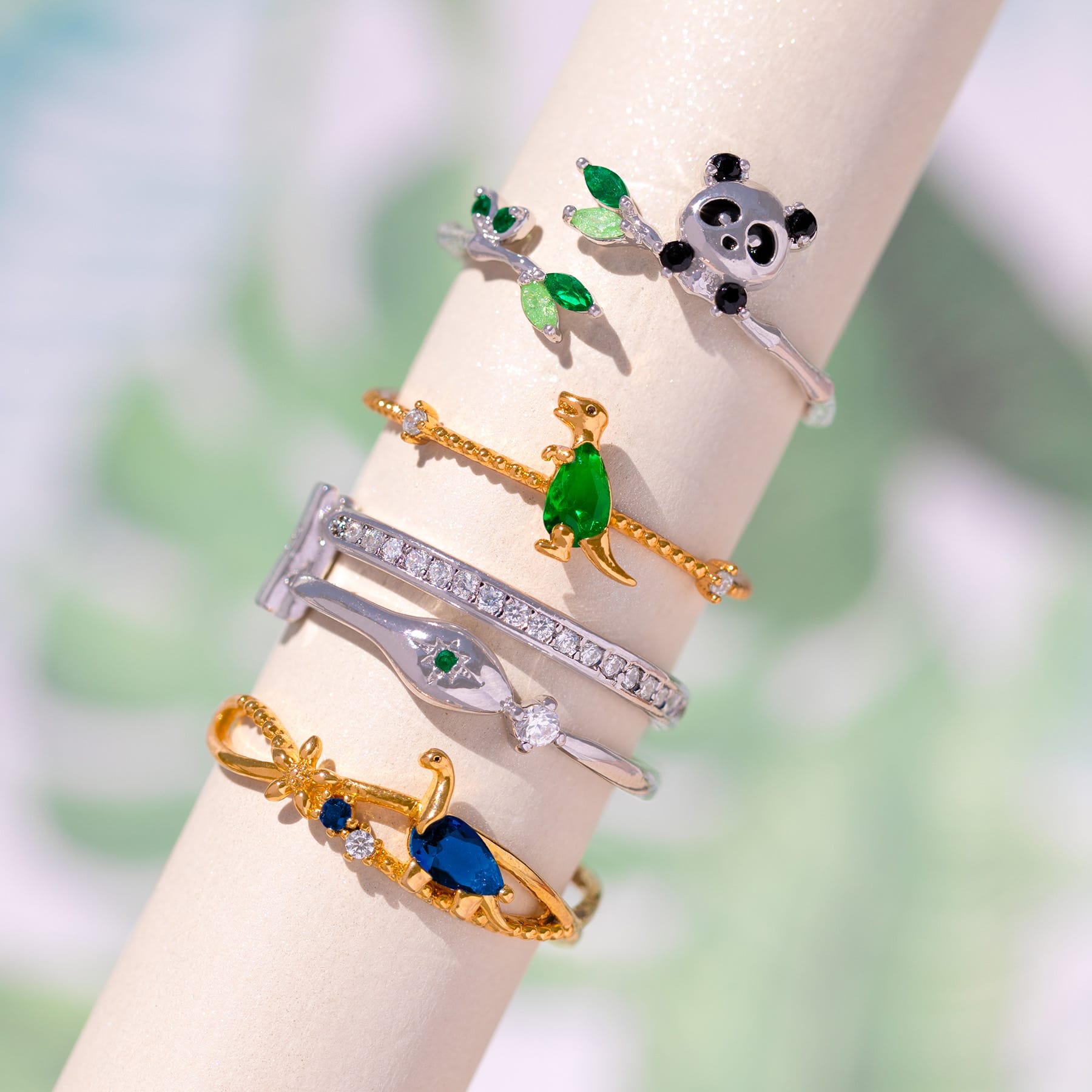 Serpent-tine Connecting Ring