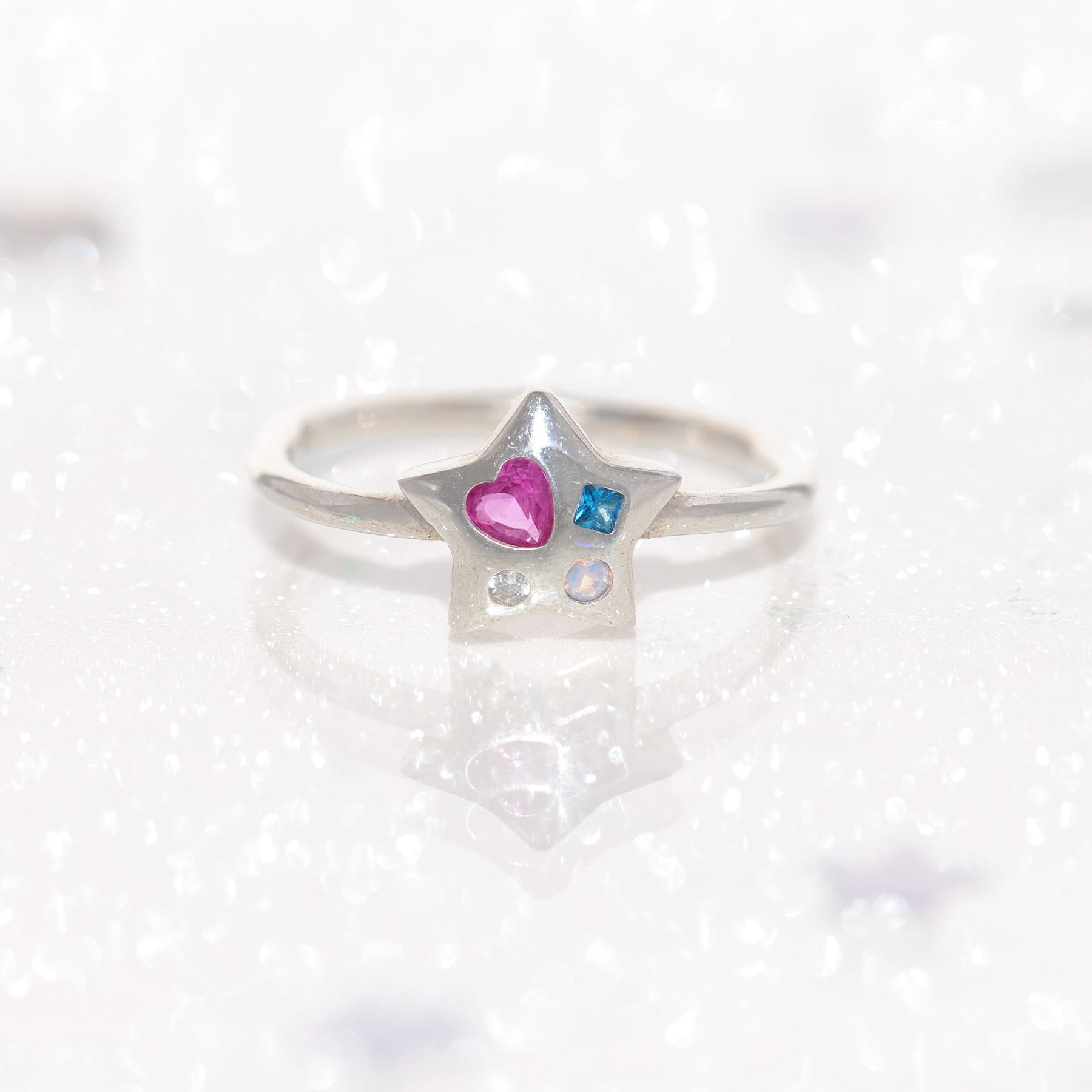 Heart of a Star Sterling Silver Ring